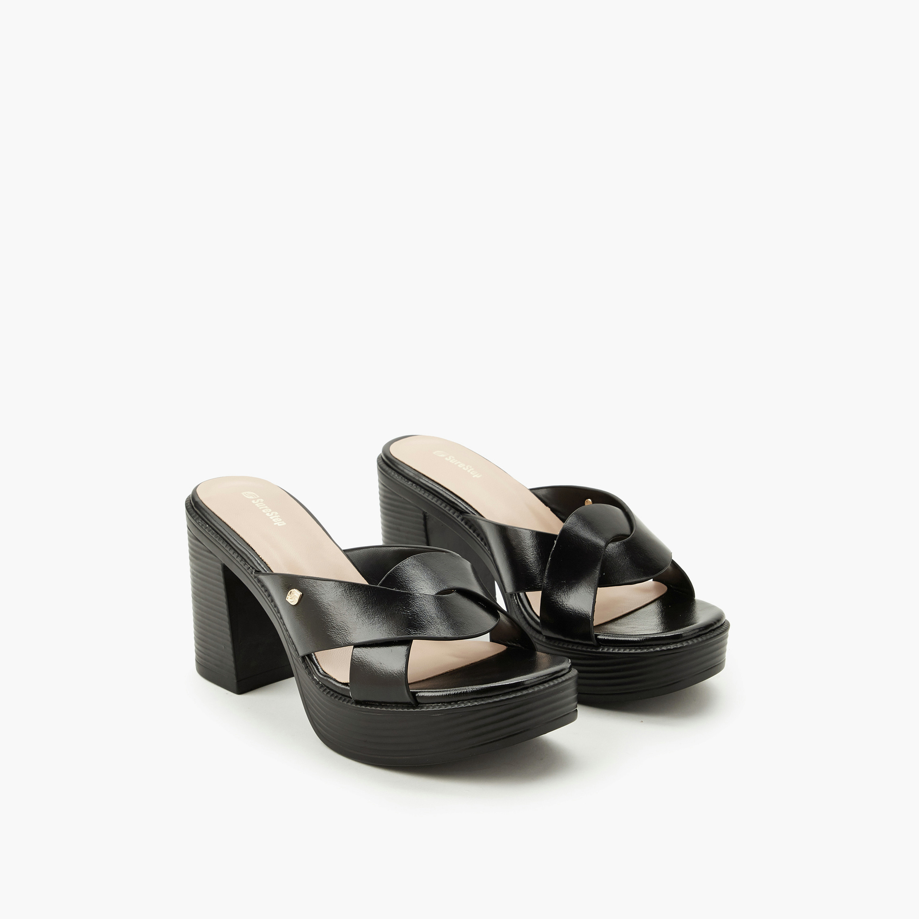 Surestep Women Block Heel Sandals-women-shoes-sandals-heeled-image-1