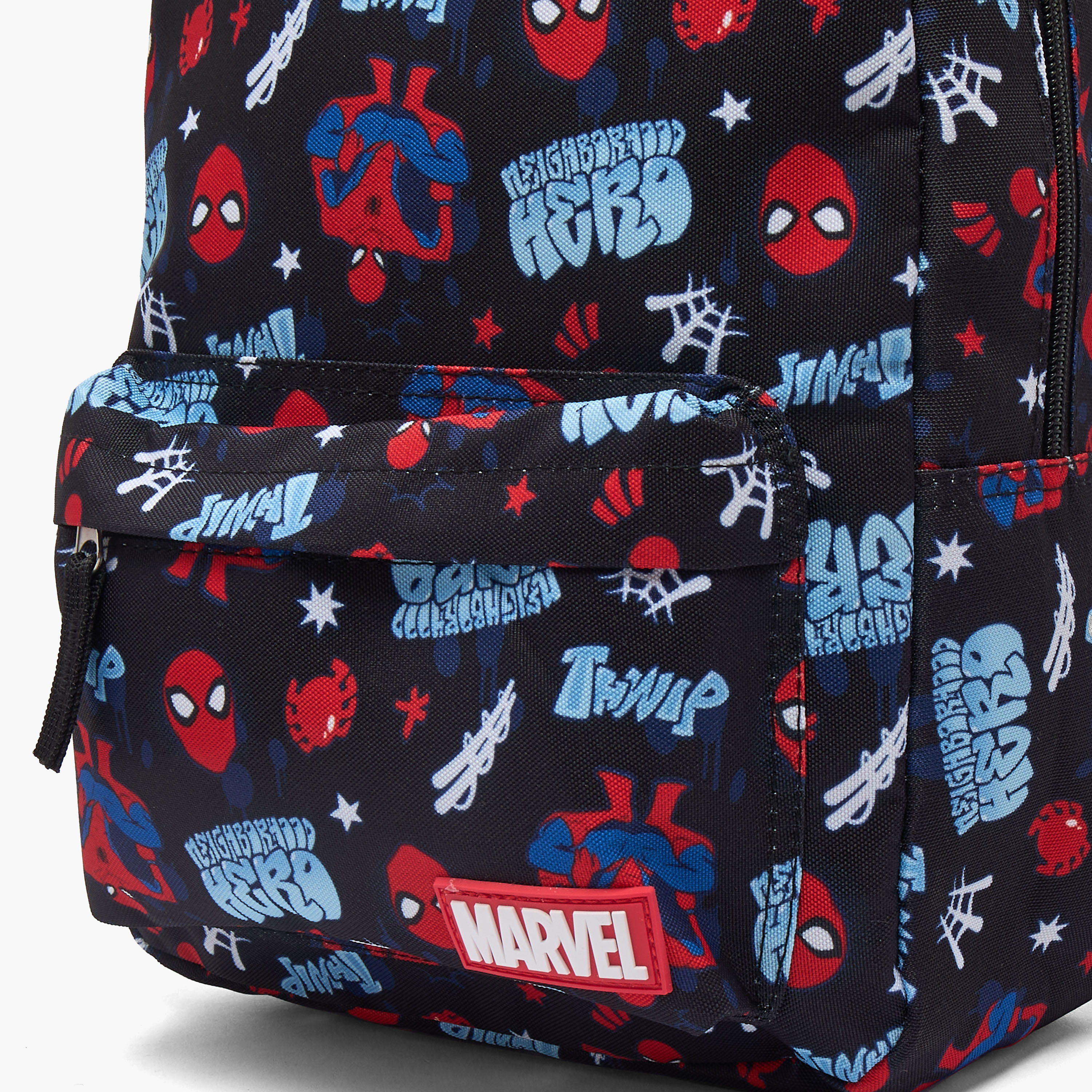 شنطة ظهر مدرسية بأحزمة كتف قابلة للتعديل وطبعات سبايدرمان للأولاد بعمر 8-13 سنة -boys-accessories-bagsandbackpacks-image-3
