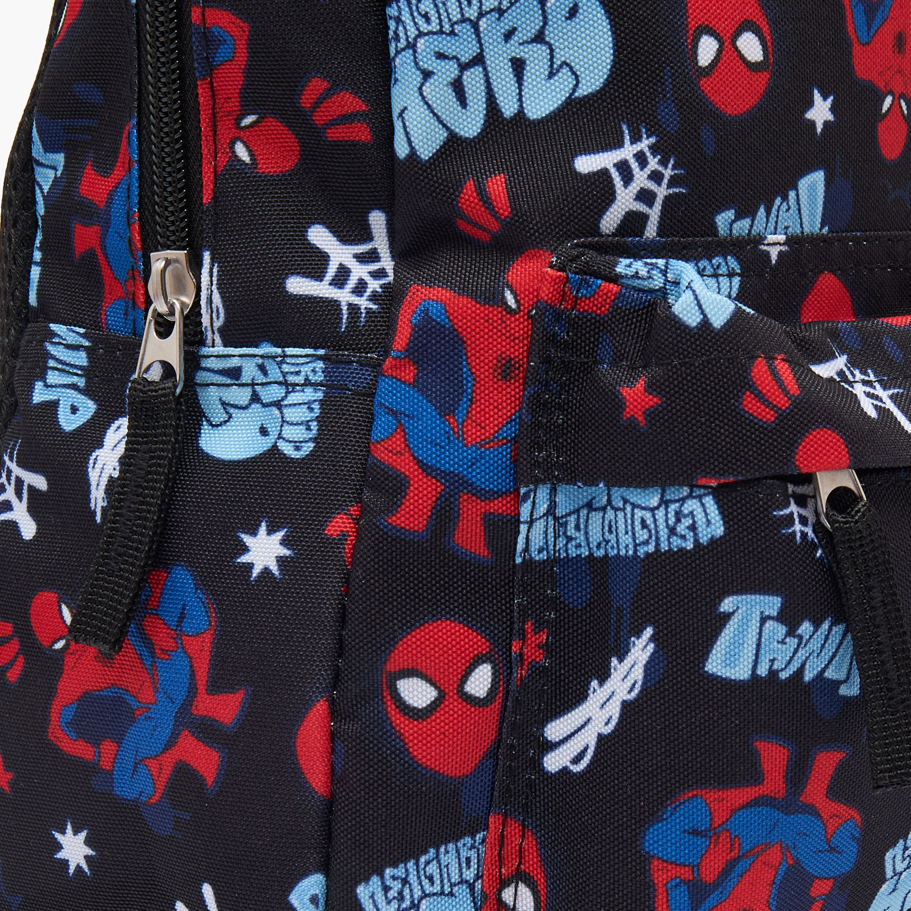 شنطة ظهر مدرسية بأحزمة كتف قابلة للتعديل وطبعات سبايدرمان للأولاد بعمر 8-13 سنة -boys-accessories-bagsandbackpacks-image-4