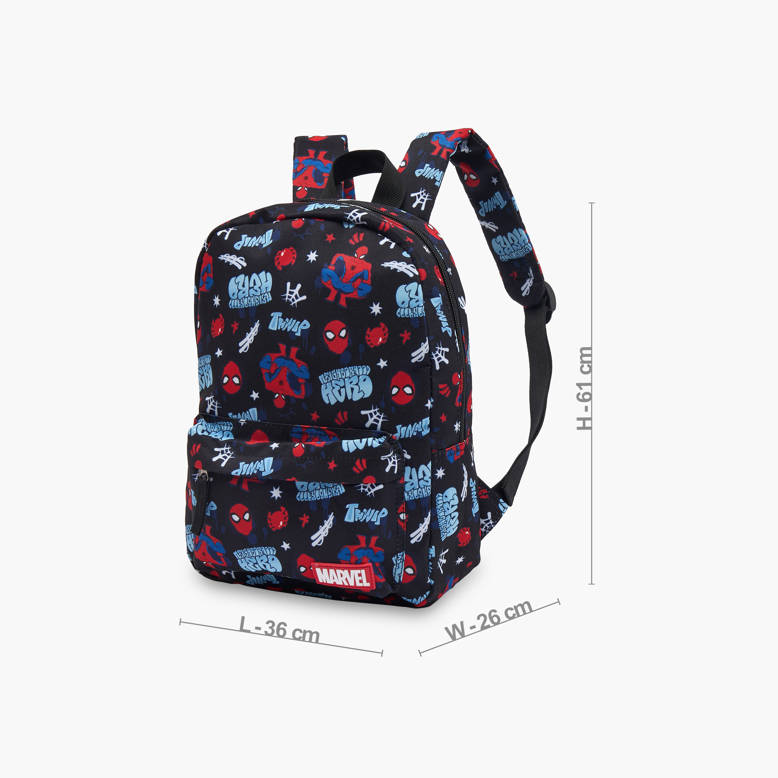 شنطة ظهر مدرسية بأحزمة كتف قابلة للتعديل وطبعات سبايدرمان للأولاد بعمر 8-13 سنة -boys-accessories-bagsandbackpacks-image-7