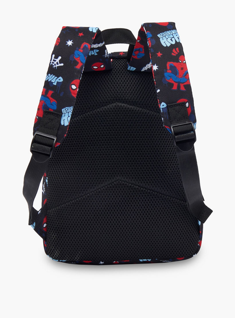 شنطة ظهر مدرسية بأحزمة كتف قابلة للتعديل وطبعات سبايدرمان للأولاد بعمر 8-13 سنة -boys-accessories-bagsandbackpacks-image-8