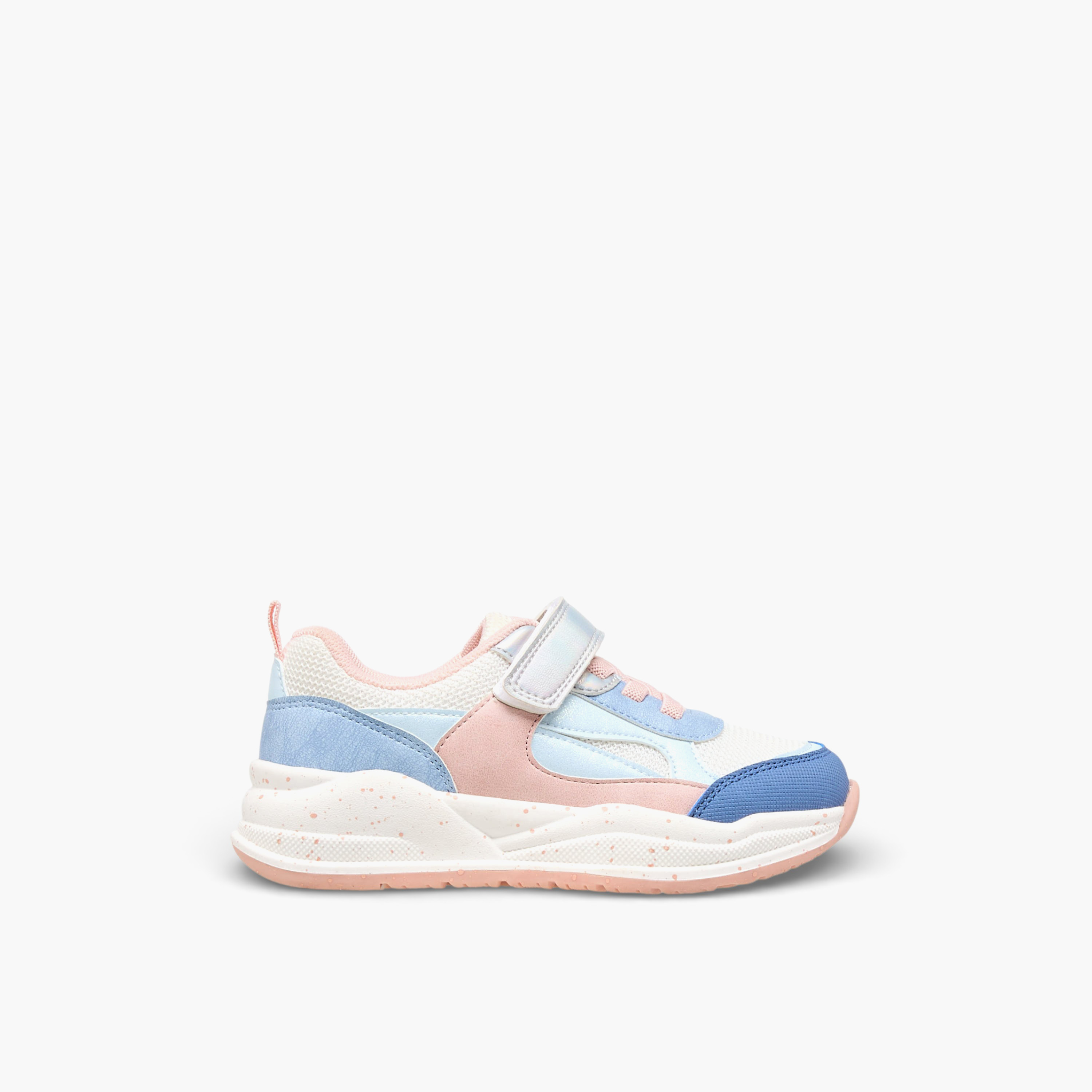Flora Bella Girls Hook and Loop Ankle Sneakers-girls-shoes-sneakers-image-3