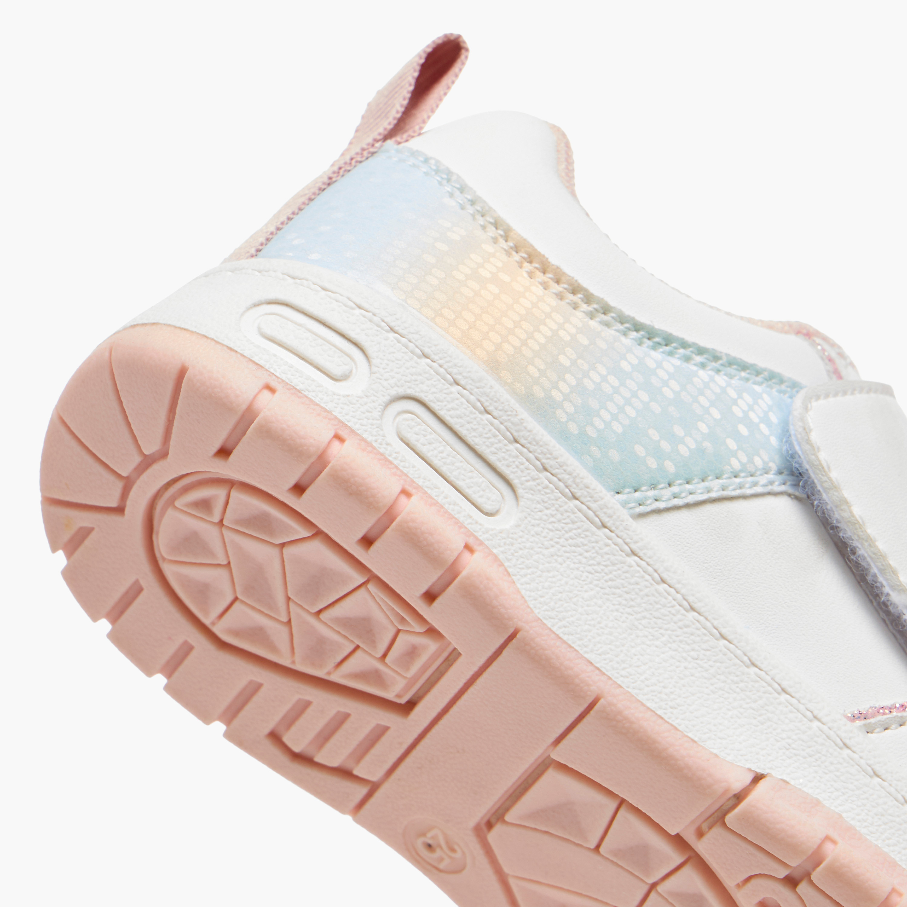 Juniors Girls Rainbow Embellished Hook & Loop Sneakers-girls-shoes-sneakers-image-5