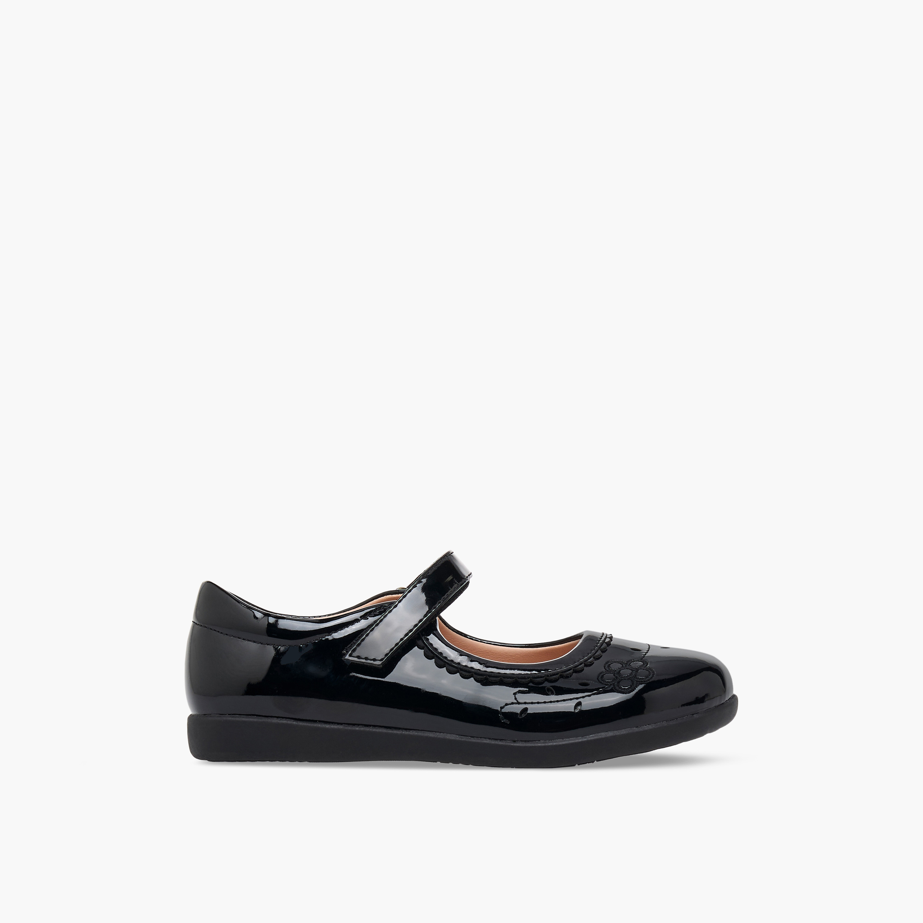 حذاء ماري جين مدرسي بشريط إغلاق لاصق للبنات من فلورا بيلا-girls-shoes-maryjanes-image-3