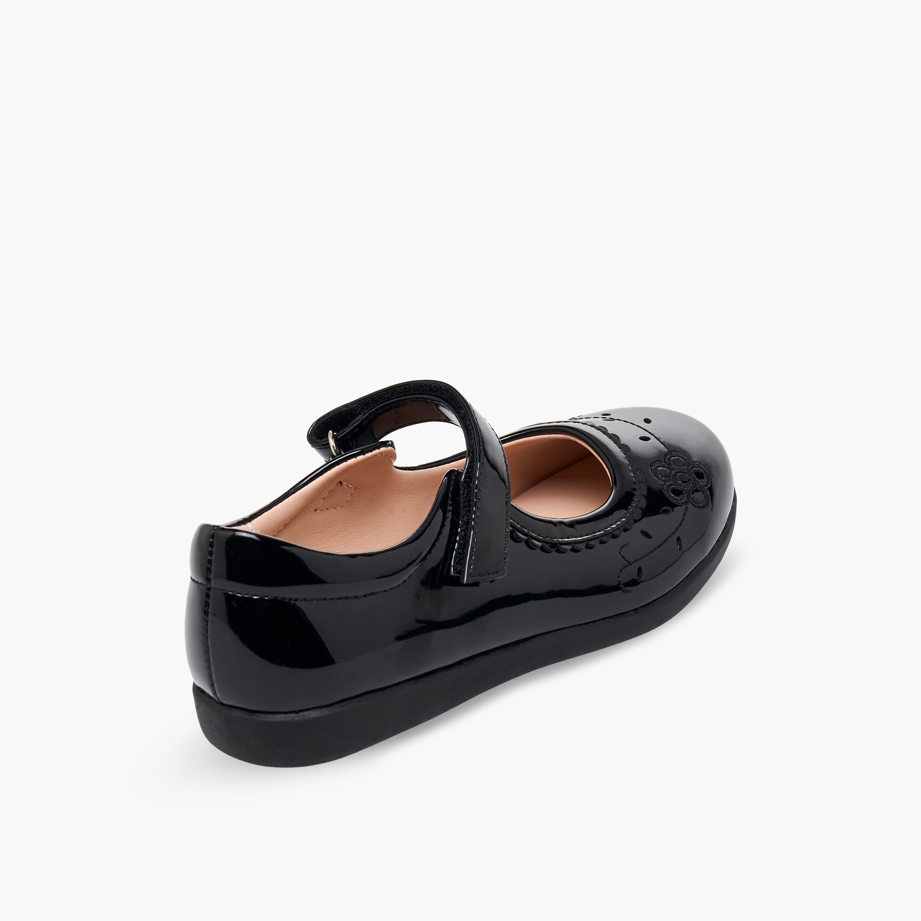 حذاء ماري جين مدرسي بشريط إغلاق لاصق للبنات من فلورا بيلا-girls-shoes-maryjanes-image-6