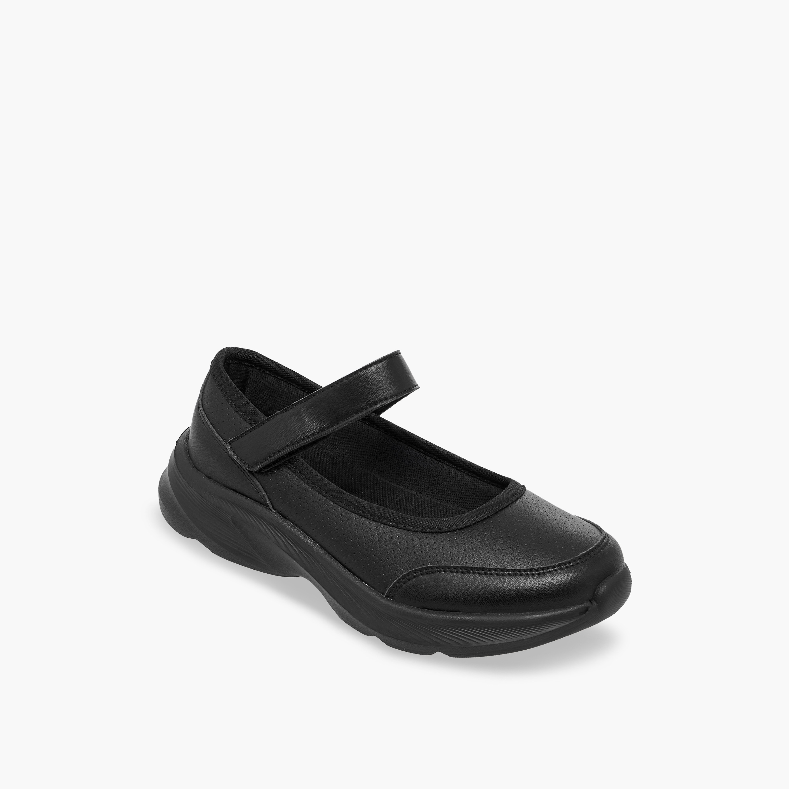 حذاء مدرسي بشريط إغلاق للبنات من فلورا بيلا-girls-shoes-maryjanes-image-2