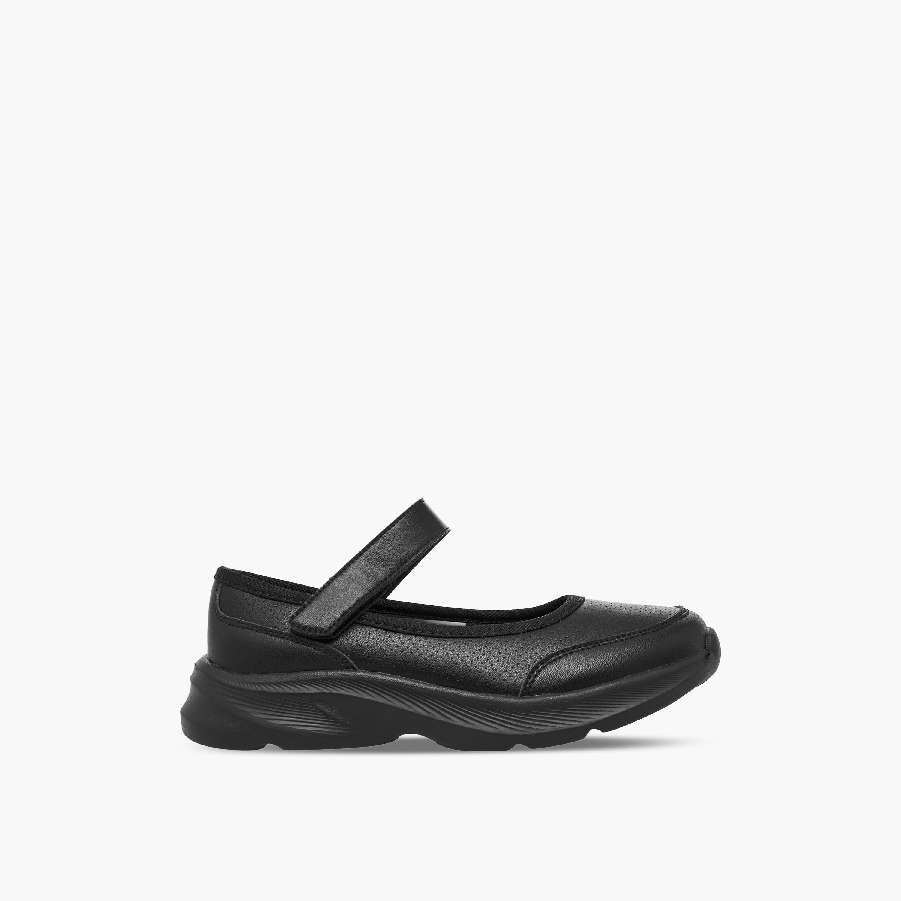 Flora Bella Girls Hook & Loop School Shoes-girls-shoes-maryjanes-image-3