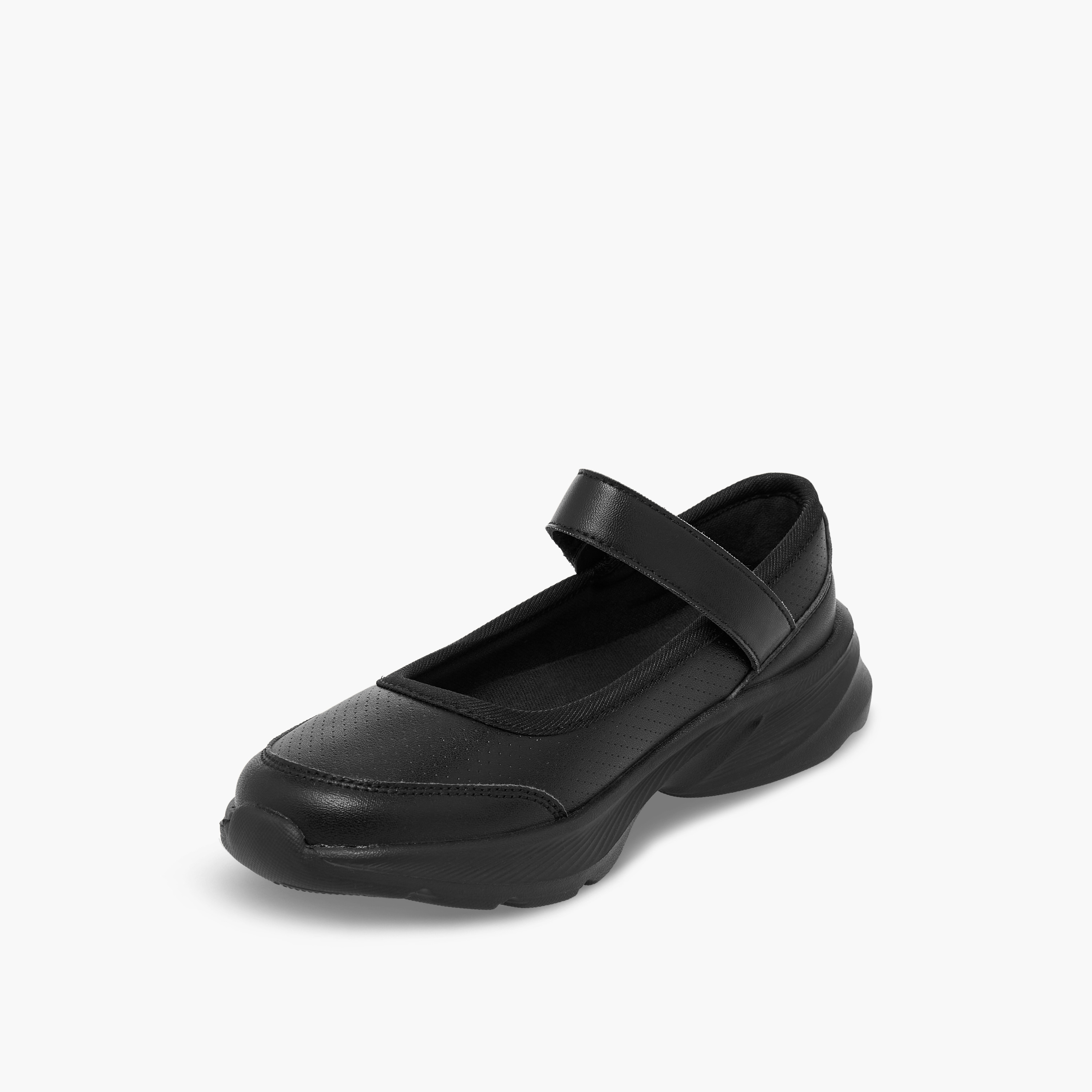 حذاء مدرسي بشريط إغلاق للبنات من فلورا بيلا-girls-shoes-maryjanes-image-4