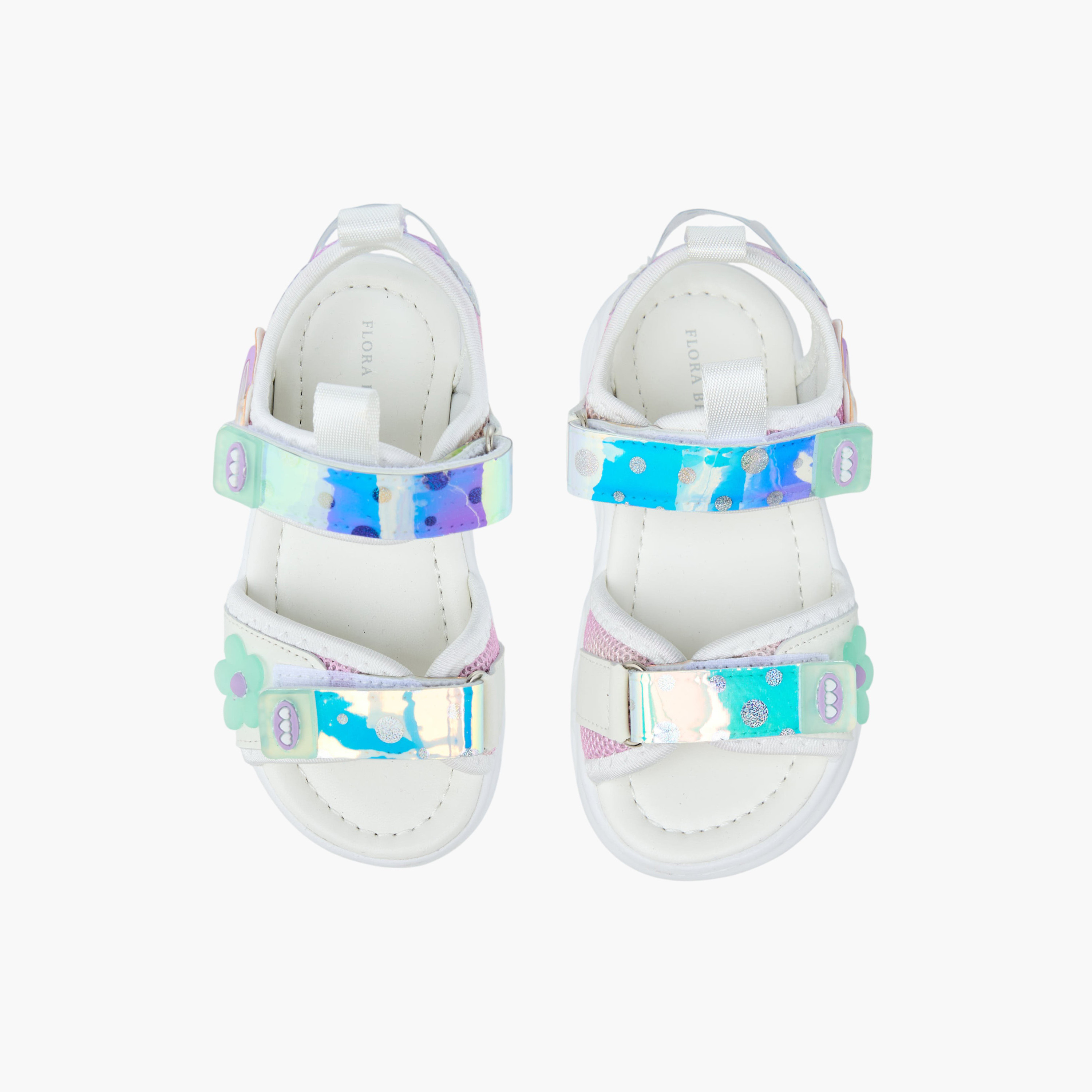 Flora Bella Girls Light-Up Hook and Loop Strap Sandals-girls-shoes-sandals-image-1