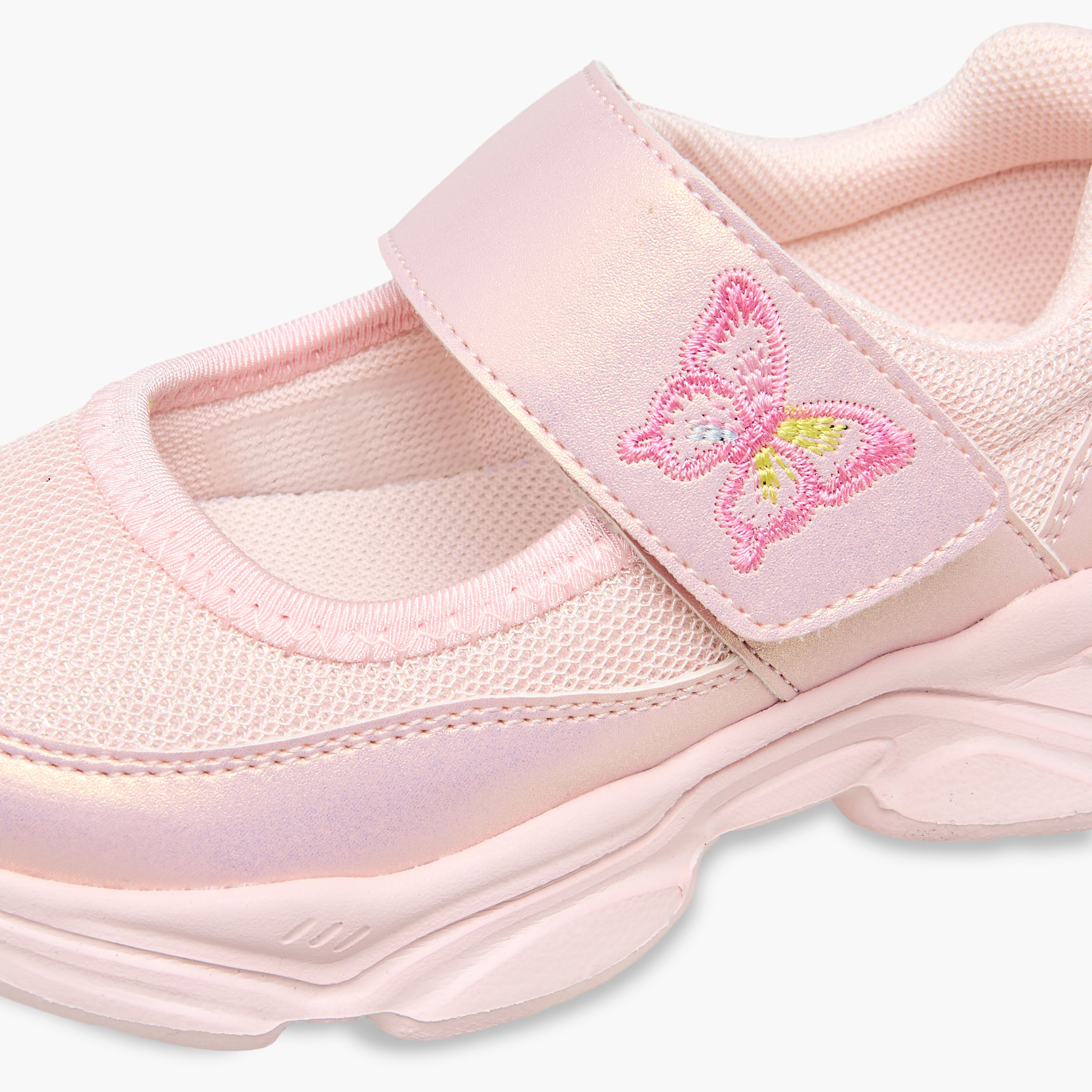 Flora Bella Girls Hook and Loop Ankle Sneakers-girls-shoes-sneakers-image-4