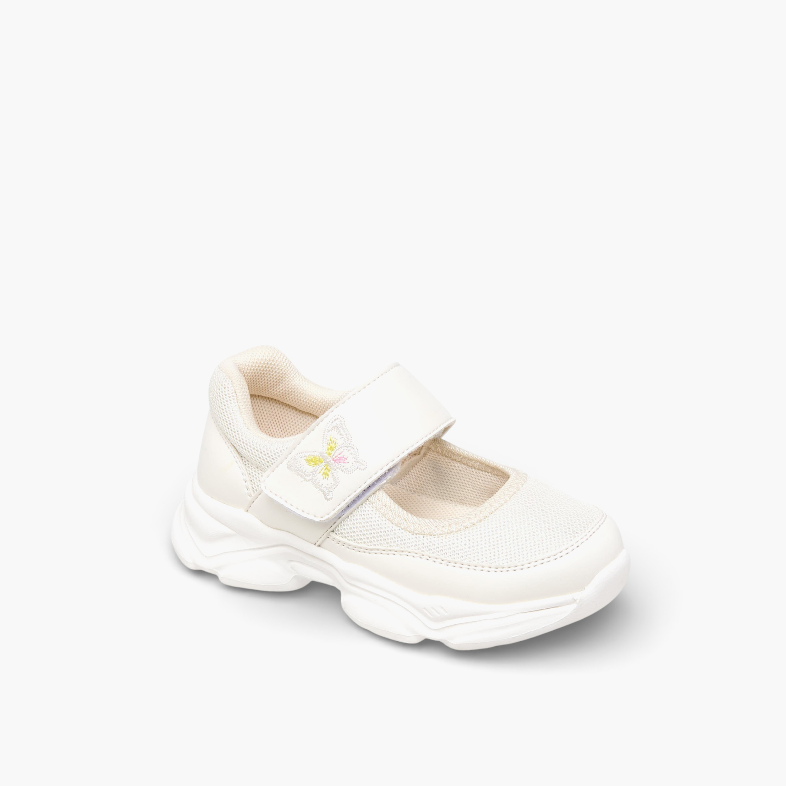 Flora Bella Girls Hook and Loop Ankle Sneakers-girls-shoes-sneakers-image-2