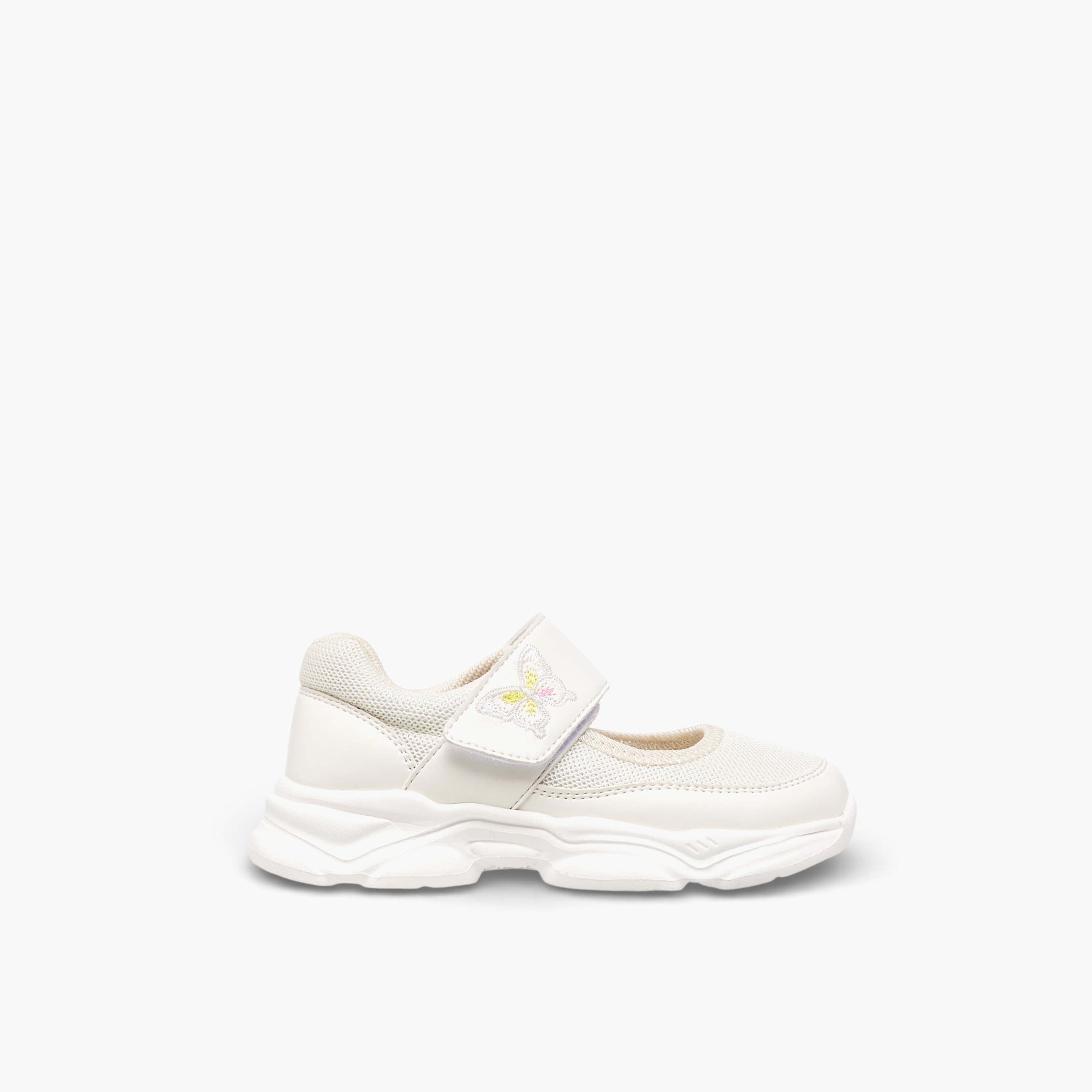 Flora Bella Girls Hook and Loop Ankle Sneakers-girls-shoes-sneakers-image-3