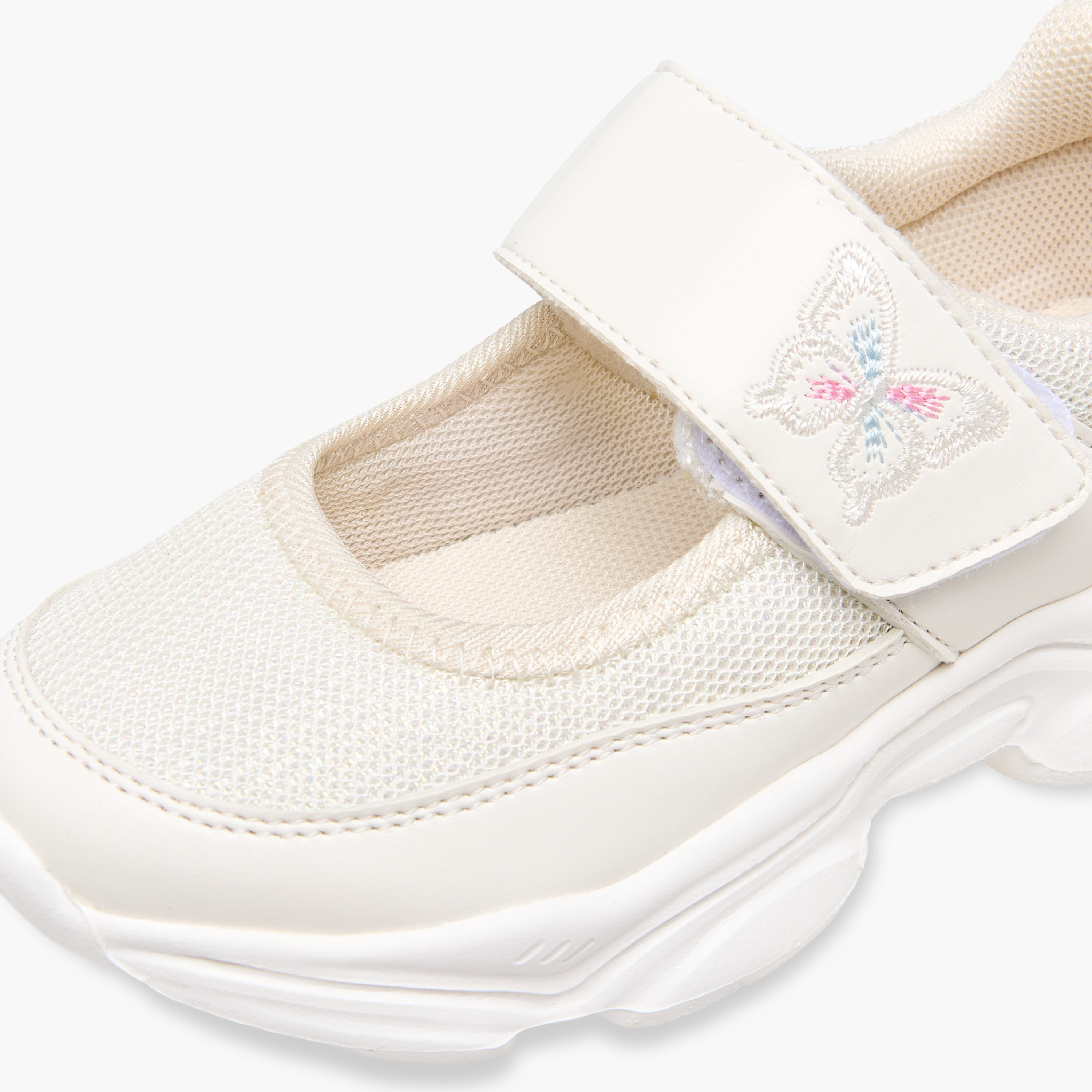 Flora Bella Girls Hook and Loop Ankle Sneakers-girls-shoes-sneakers-image-4