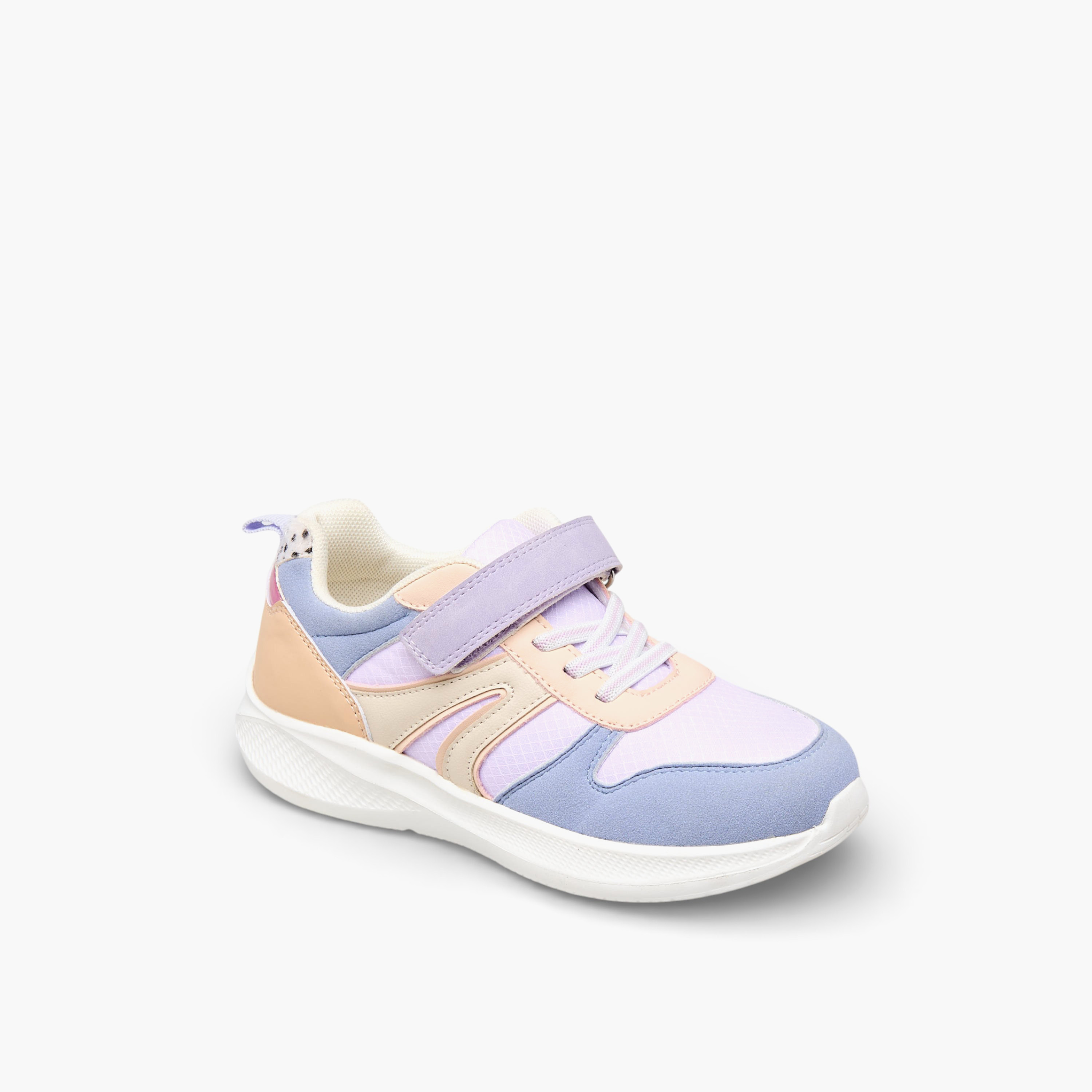 Flora Bella Girls Hook and Loop Ankle Sneakers-girls-shoes-sneakers-image-2