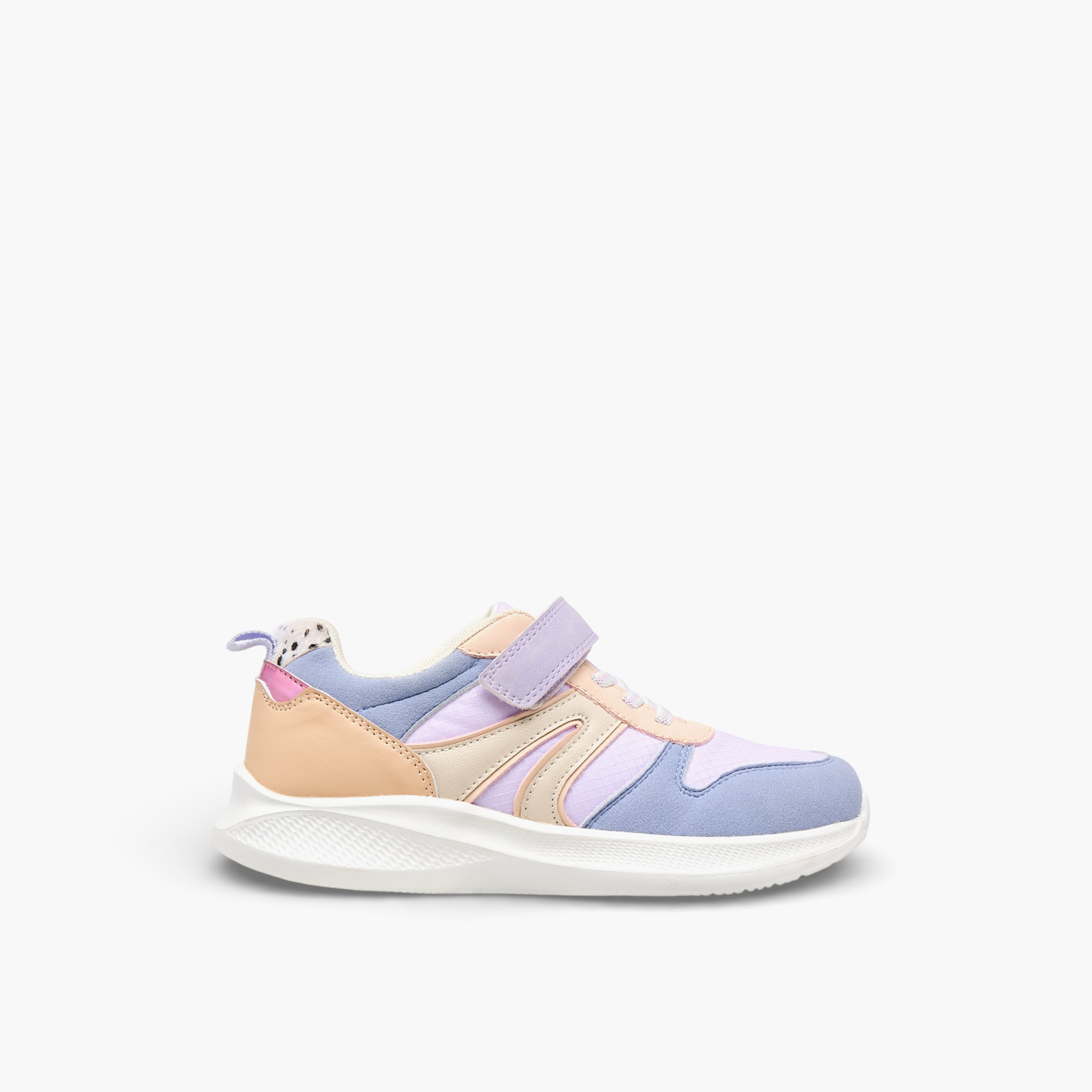 Flora Bella Girls Hook and Loop Ankle Sneakers-girls-shoes-sneakers-image-3