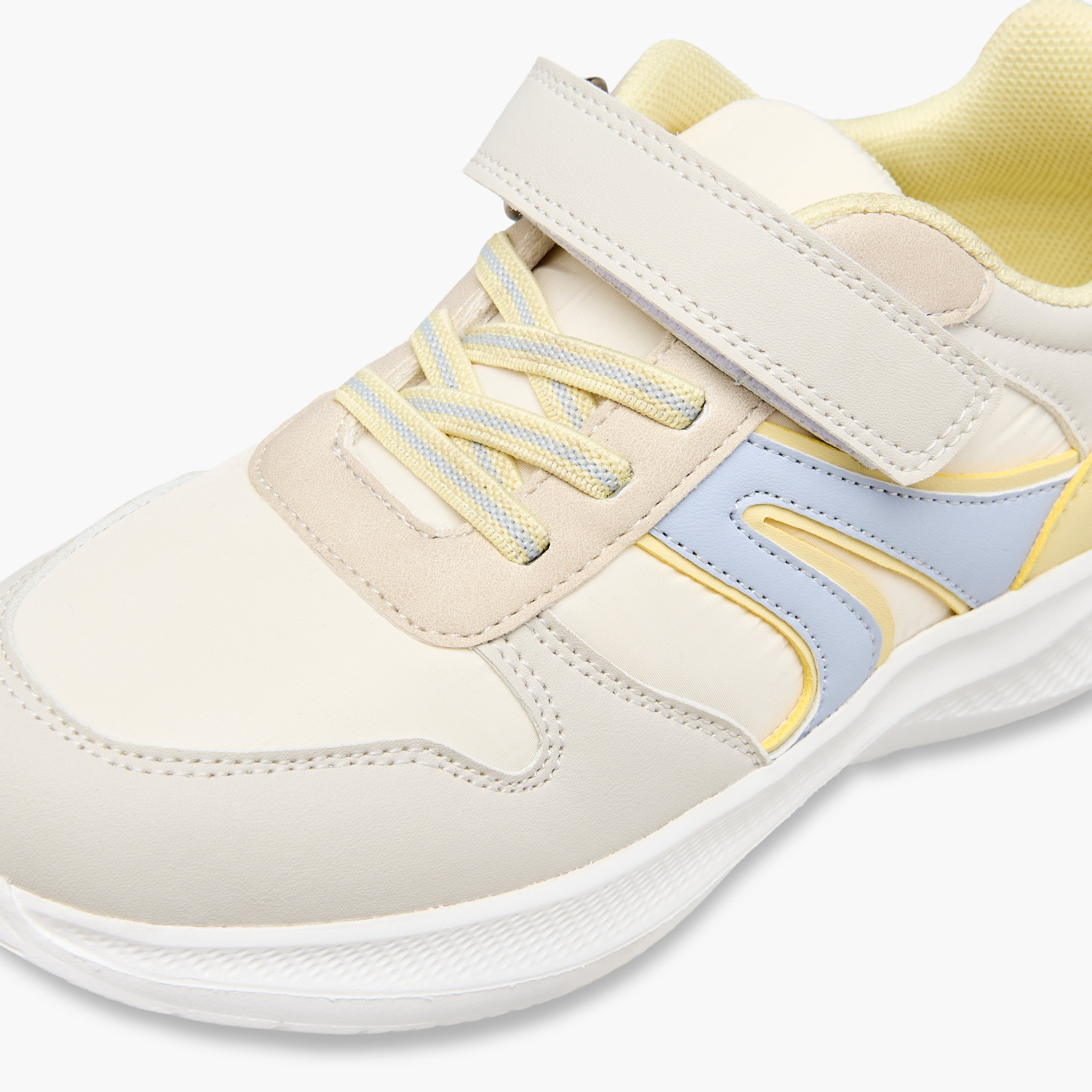 Flora Bella Girls Hook and Loop Ankle Sneakers-girls-shoes-sneakers-image-4