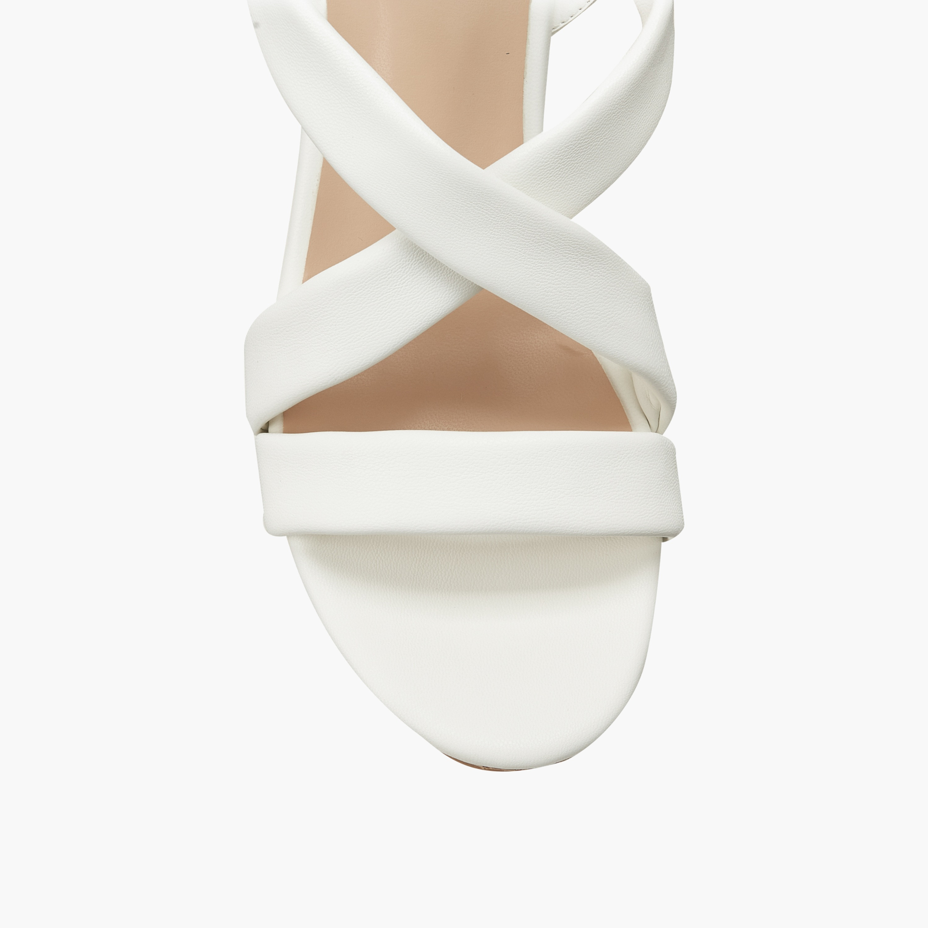 صندل للنساء بكعب ويدج وسيور متقاطعة من شور ستيب-women-shoes-sandals-heeled-image-4