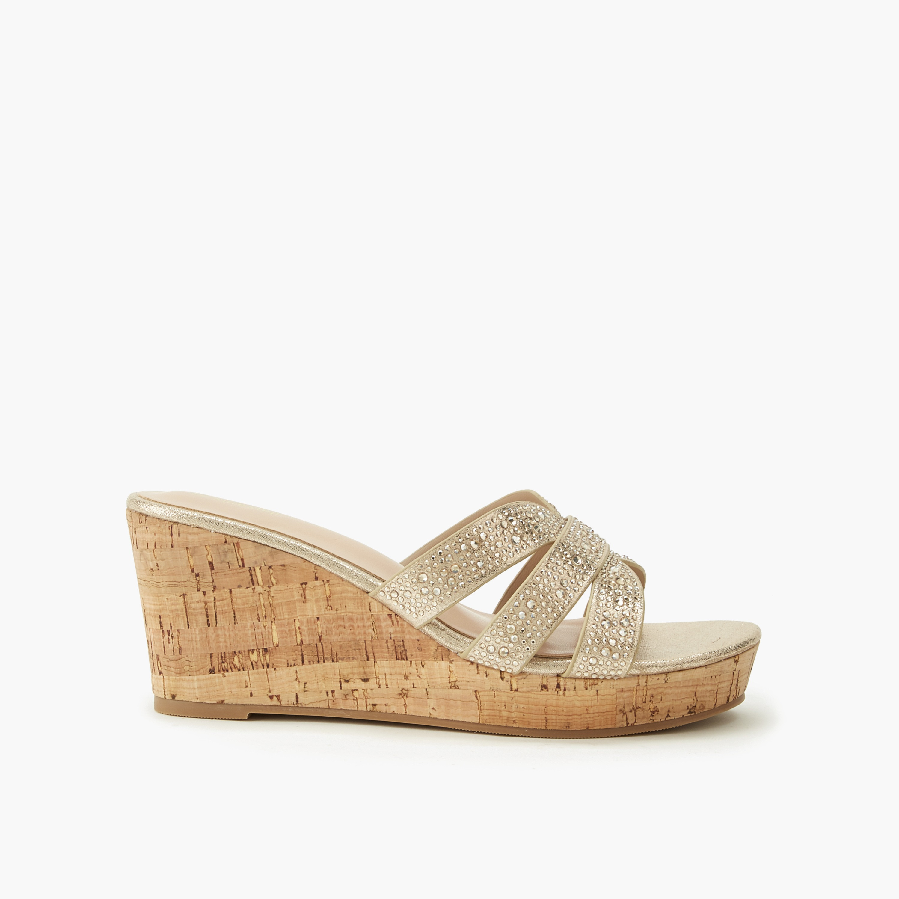 Surestep Women Embellished Wedge Heel Sandals-women-shoes-sandals-heeled-image-3