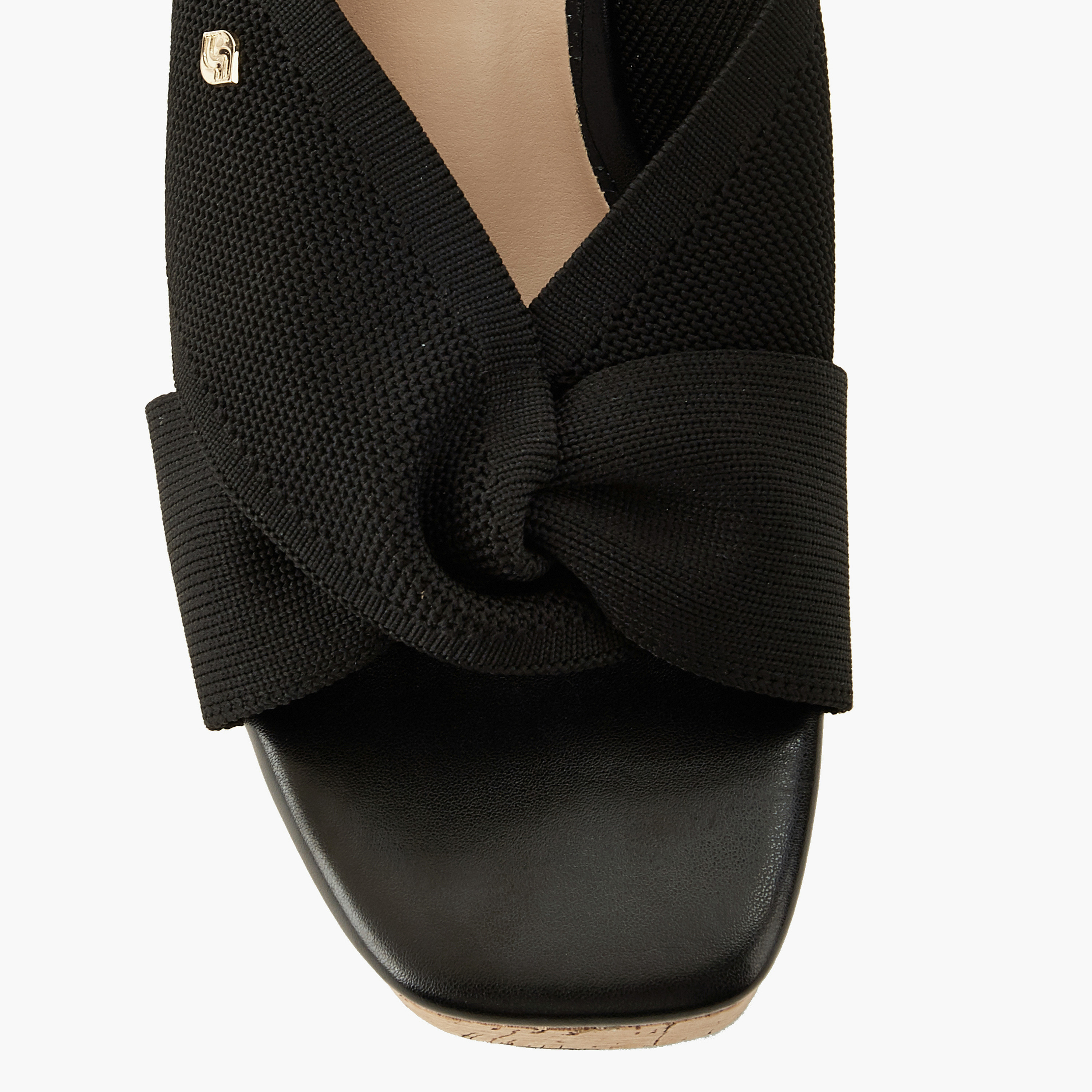 Surestep Women Textured Wedge Heel Sandals-women-shoes-sandals-heeled-image-4
