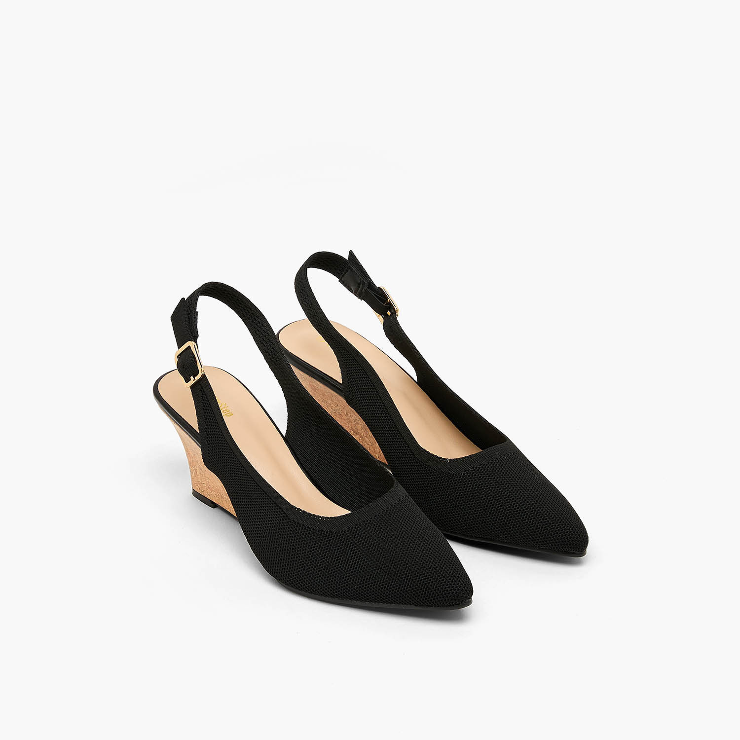 صندل بارز الملمس بكعب ويدج للنساء من شورستيب-women-shoes-sandals-heeled-image-1