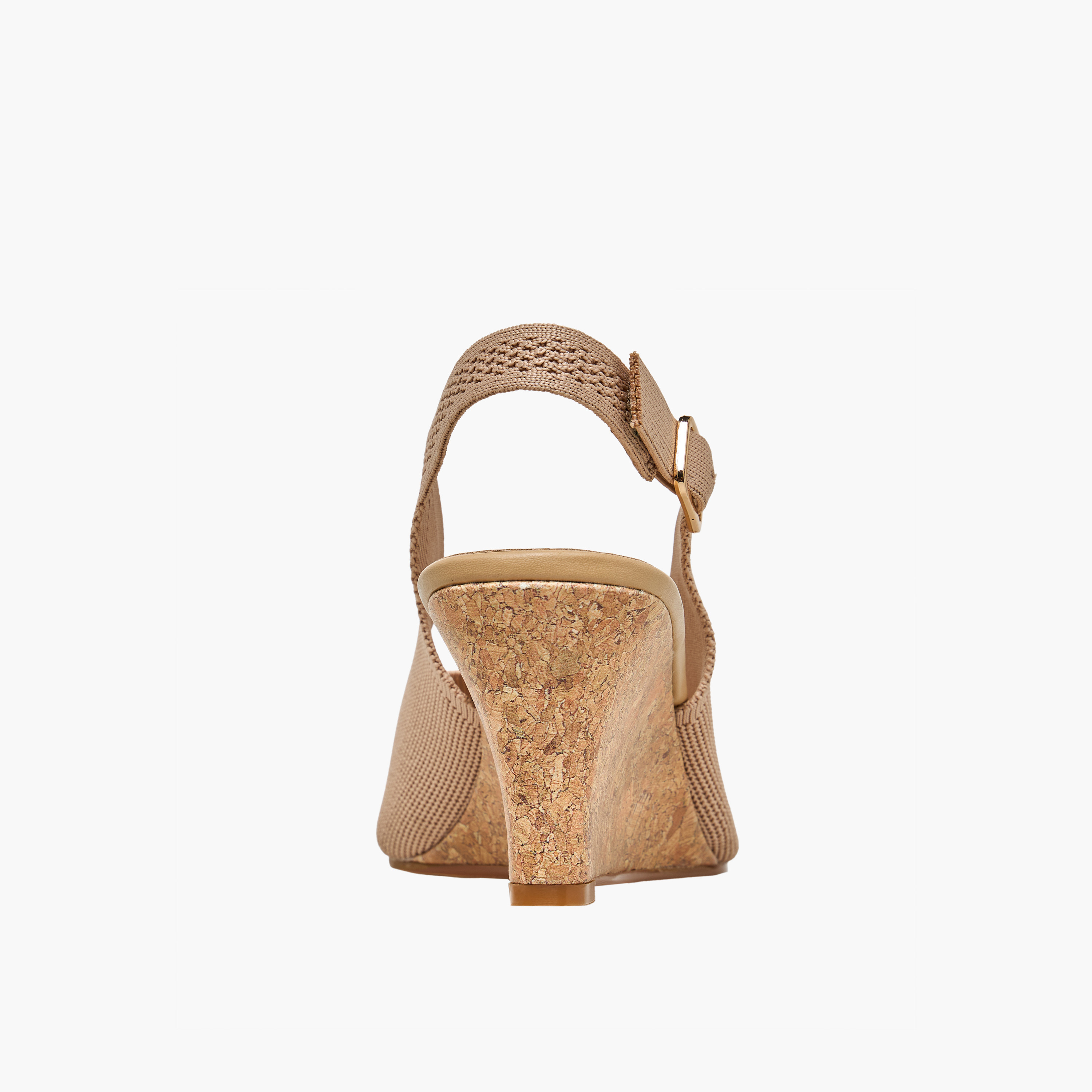 Surestep Women Textured Wedge Heel Sandals-women-shoes-sandals-heeled-image-5