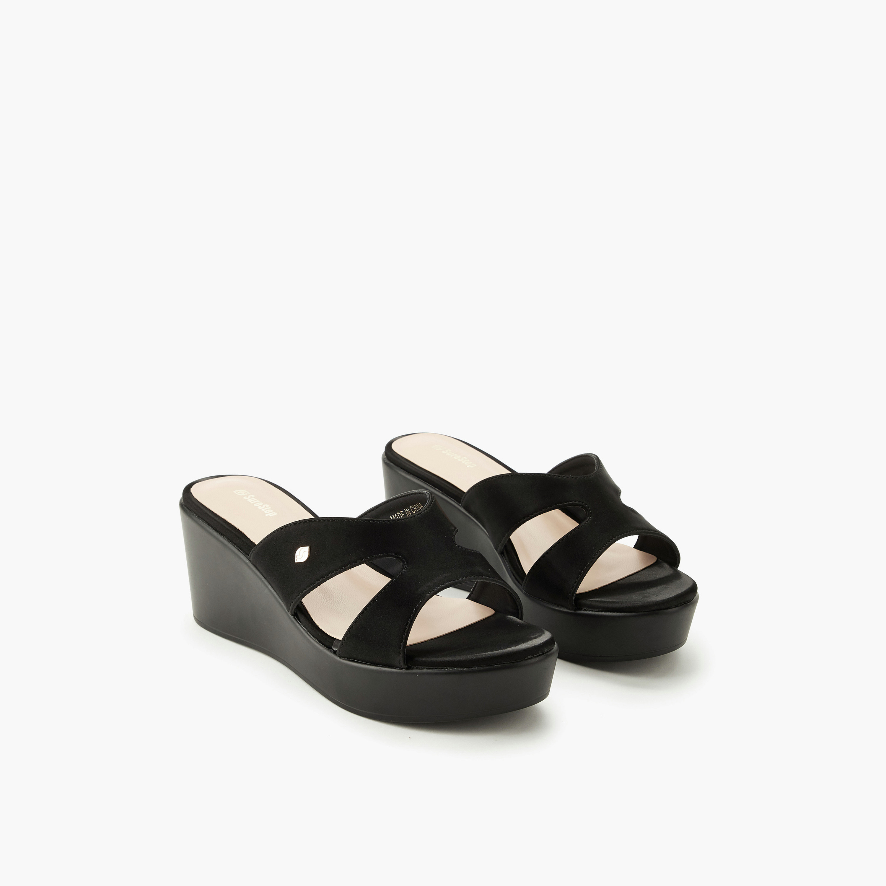 Surestep Women Wedge Heel Sandals-women-shoes-sandals-heeled-image-1