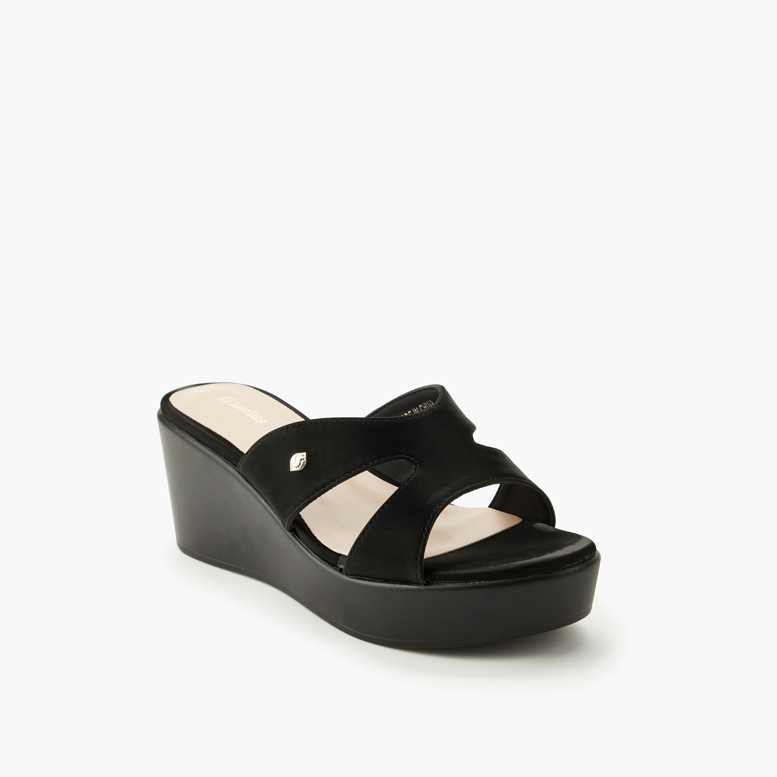 Surestep Women Wedge Heel Sandals-women-shoes-sandals-heeled-image-2
