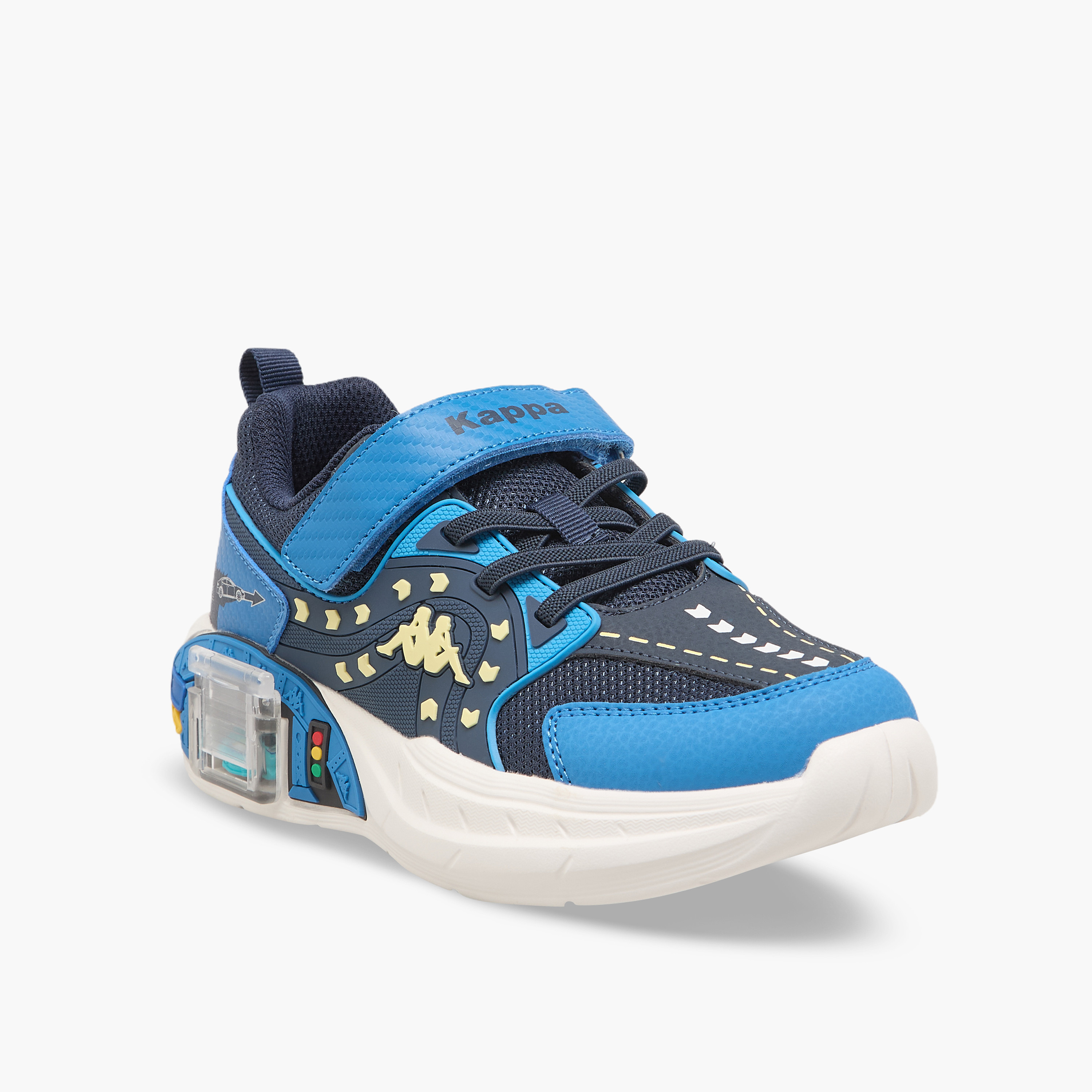 Kappa Boys Hook & Loop Sports Shoes-boys-shoes-sneakers-image-2