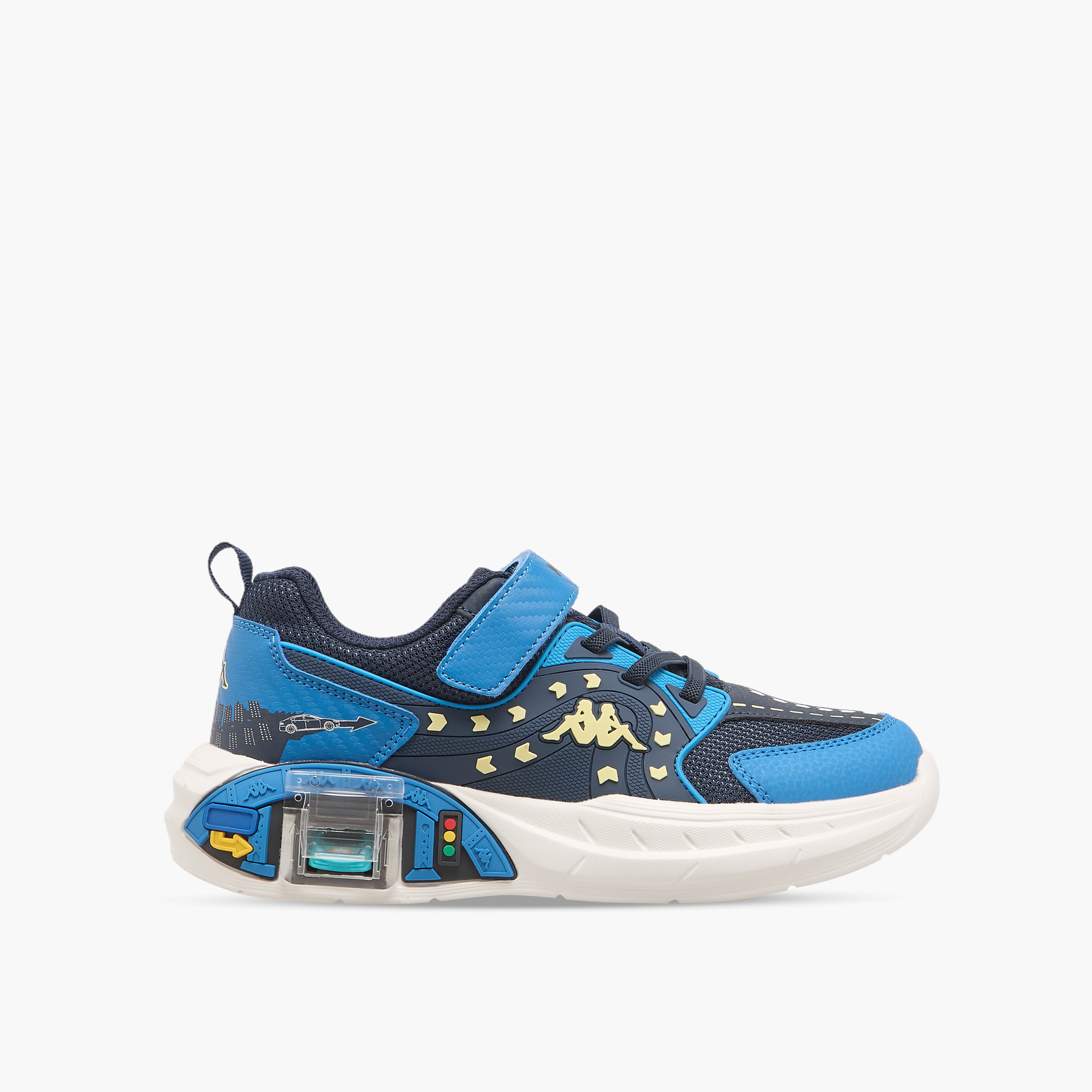 Kappa Boys Hook & Loop Sports Shoes-boys-shoes-sneakers-image-3