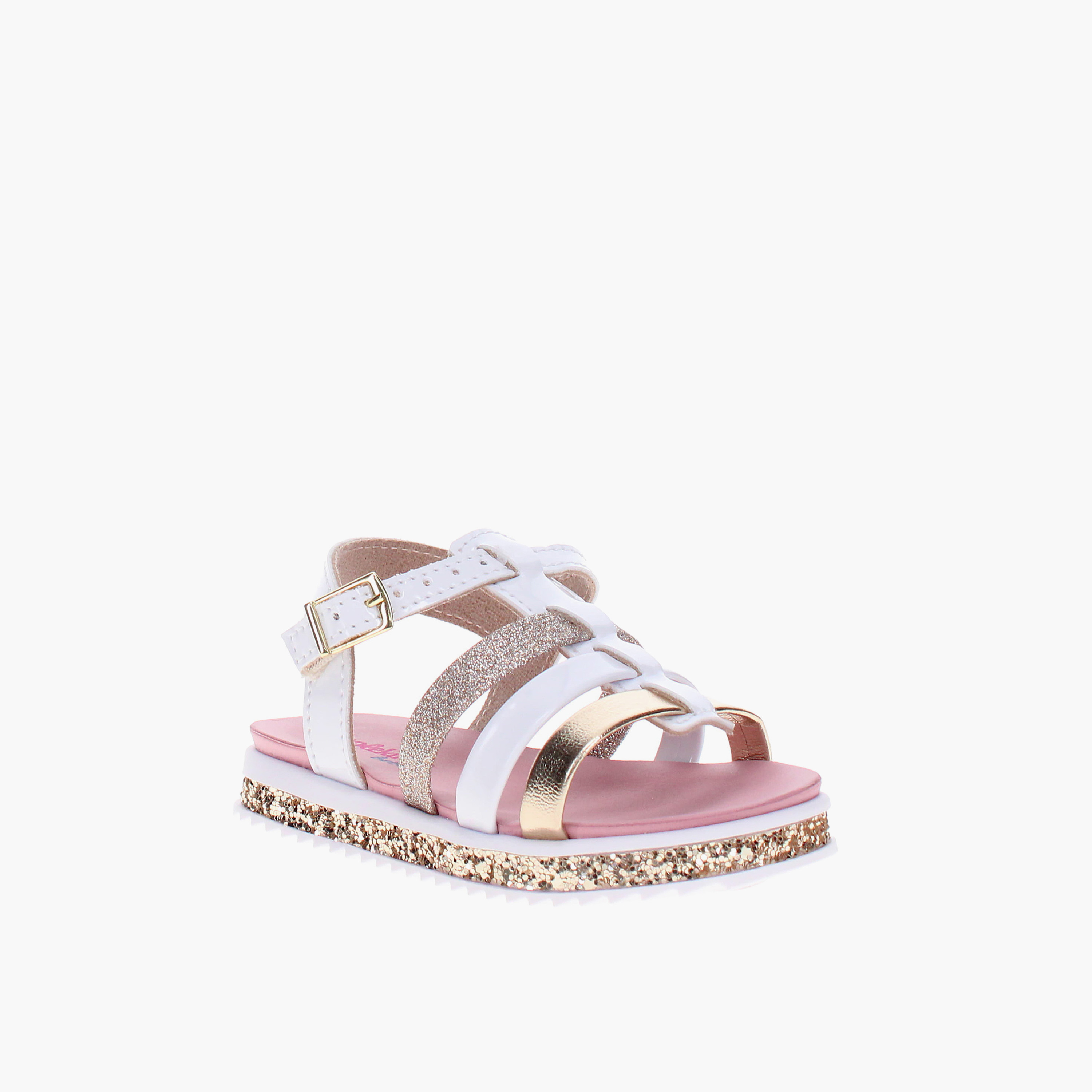 موليكينها- صندل جيك0125 غلاديتور بإبزيم للأطفال البنات | 2724-104-27420-17165-baby-girls-shoes-sandals-image-1
