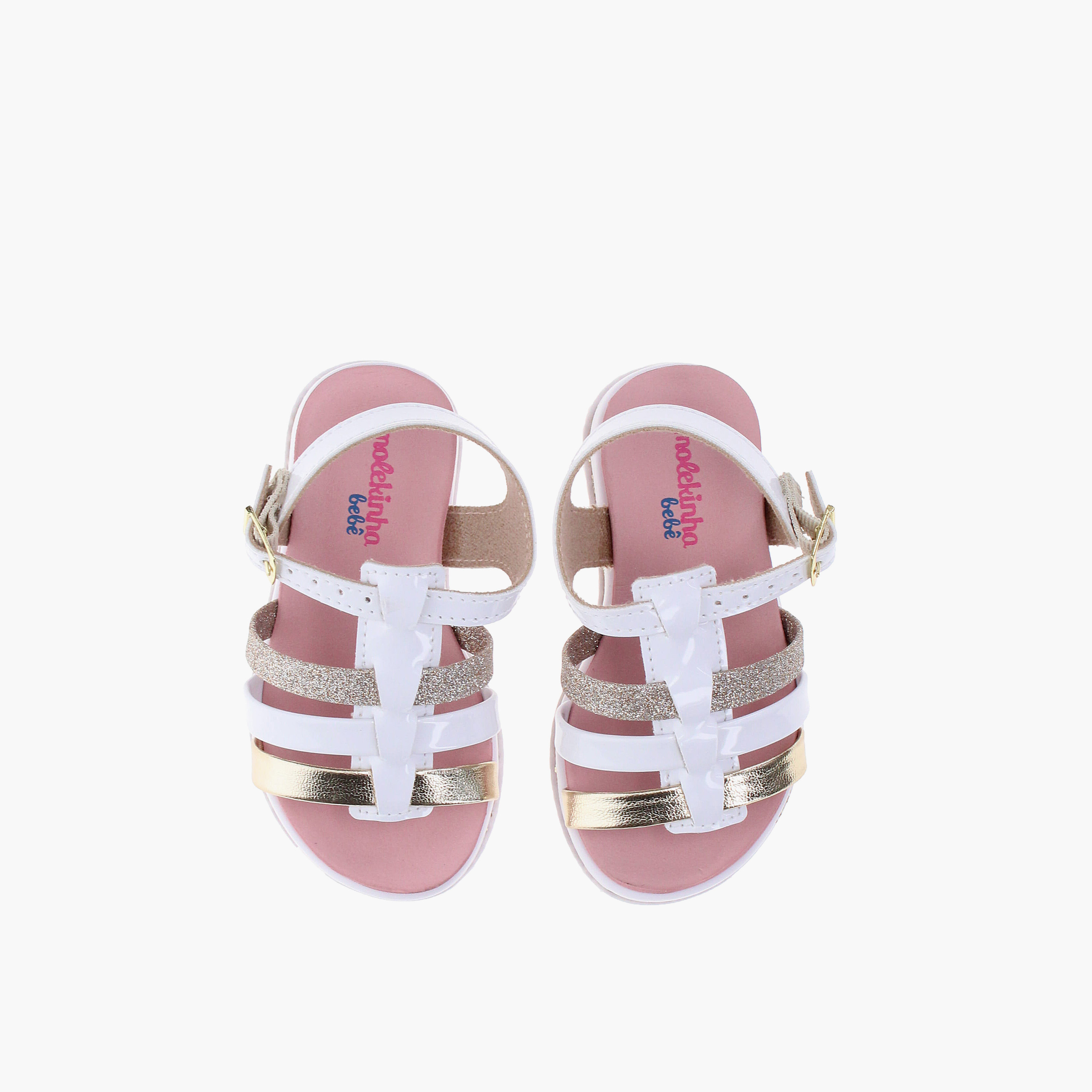 موليكينها- صندل جيك0125 غلاديتور بإبزيم للأطفال البنات | 2724-104-27420-17165-baby-girls-shoes-sandals-image-2