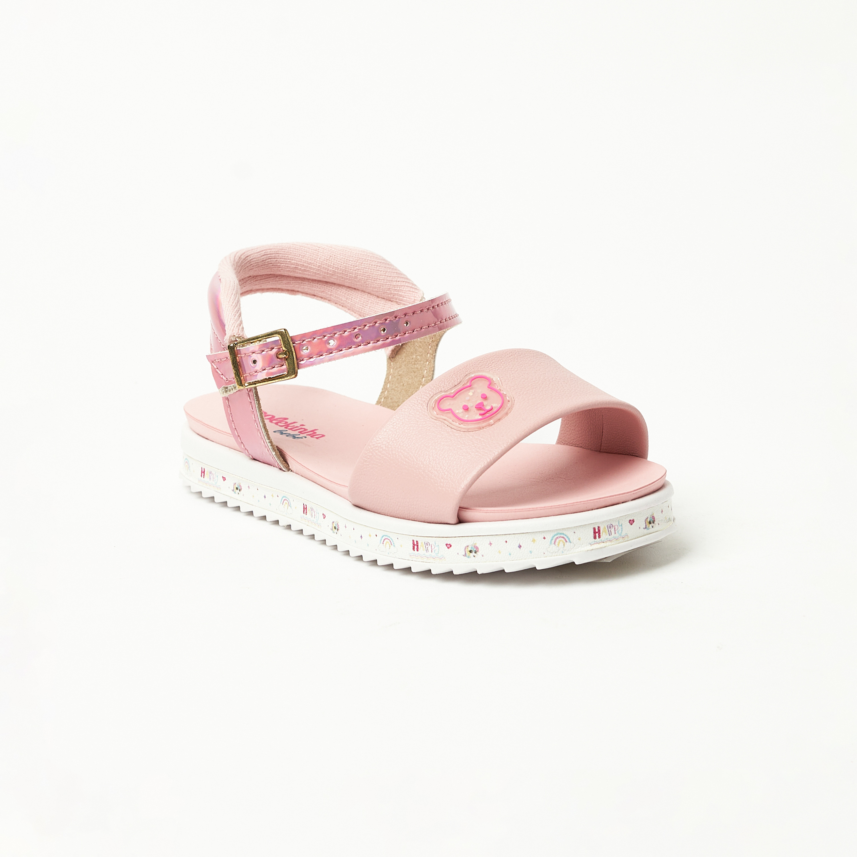 Molekinha by Geoomnii Girls Printed Strap Sandals | 2724-306-12638-90113         -girls-shoes-sandals-image-1