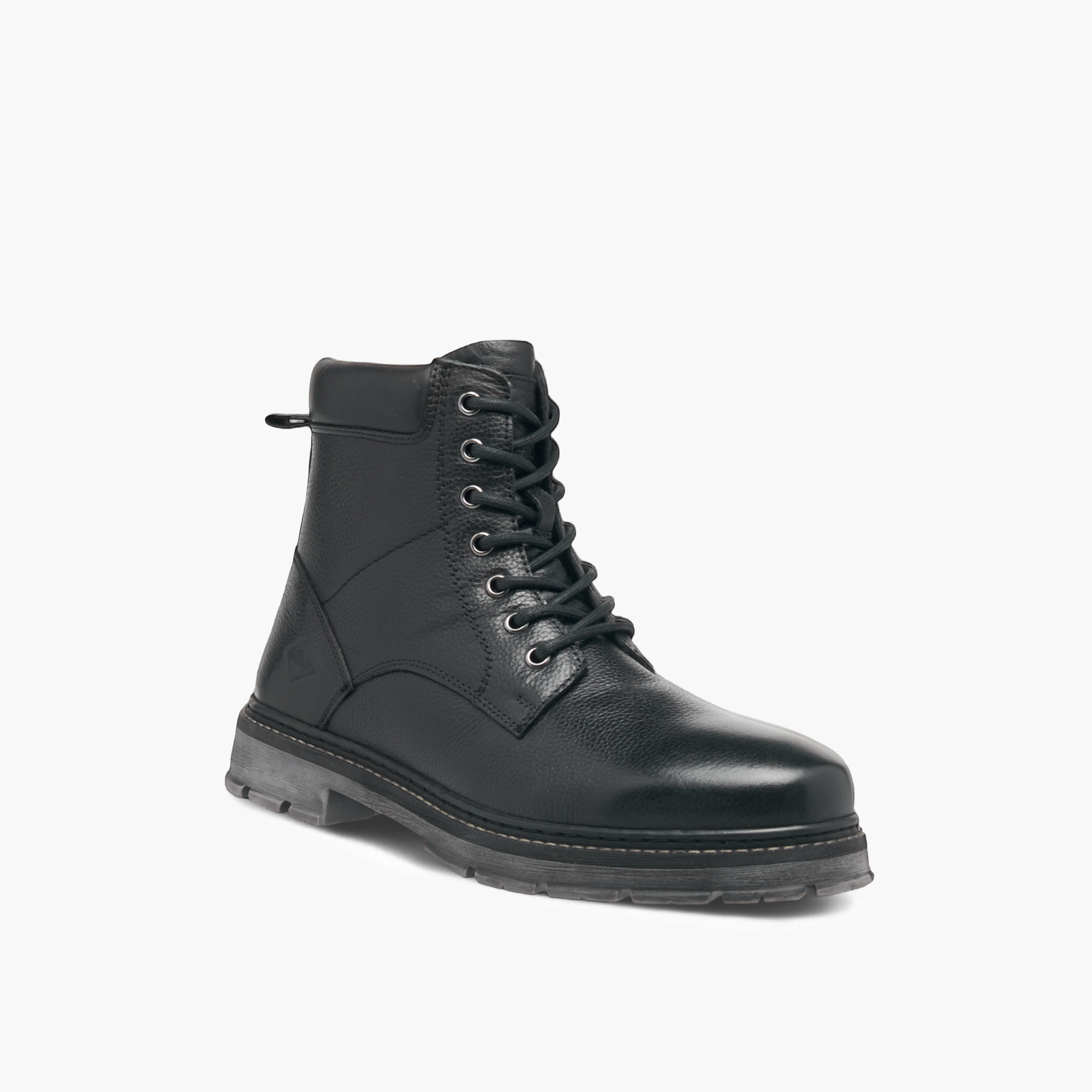 Lee Cooper Men's Textured Chukka Boots with Zip Closure-men-shoes-boots-image-2