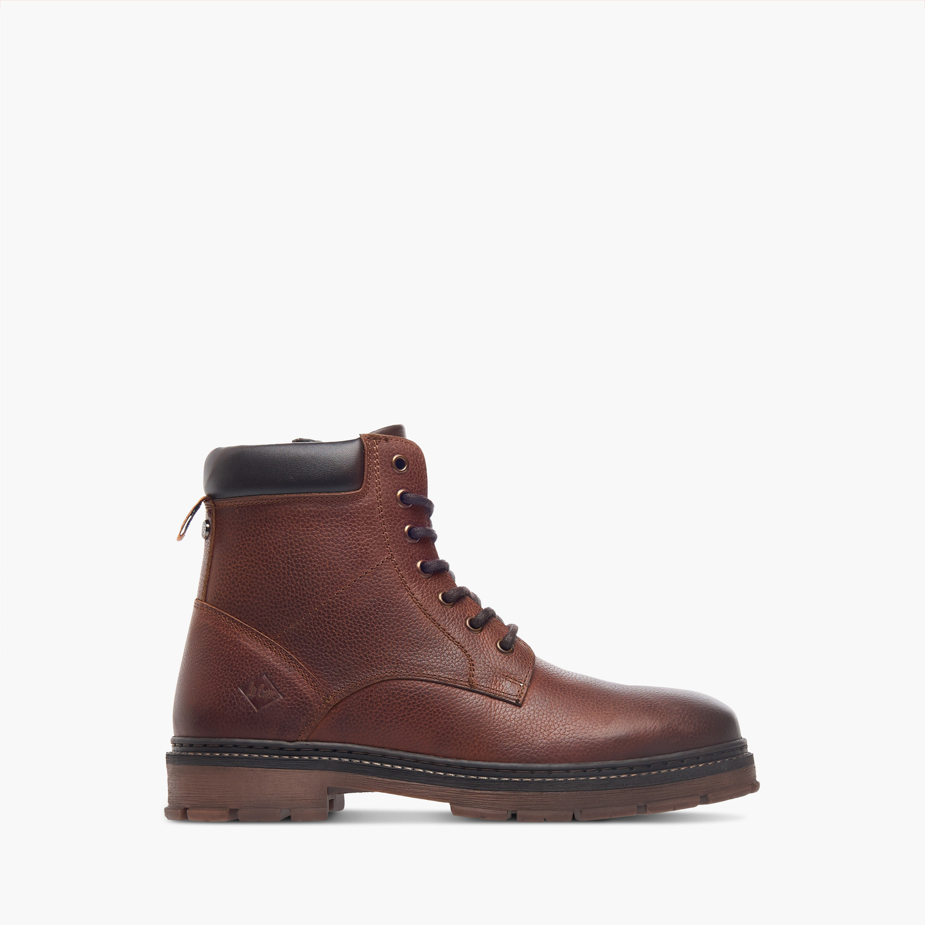 Lee Cooper Men's Textured Chukka Boots with Zip Closure-men-shoes-boots-image-3