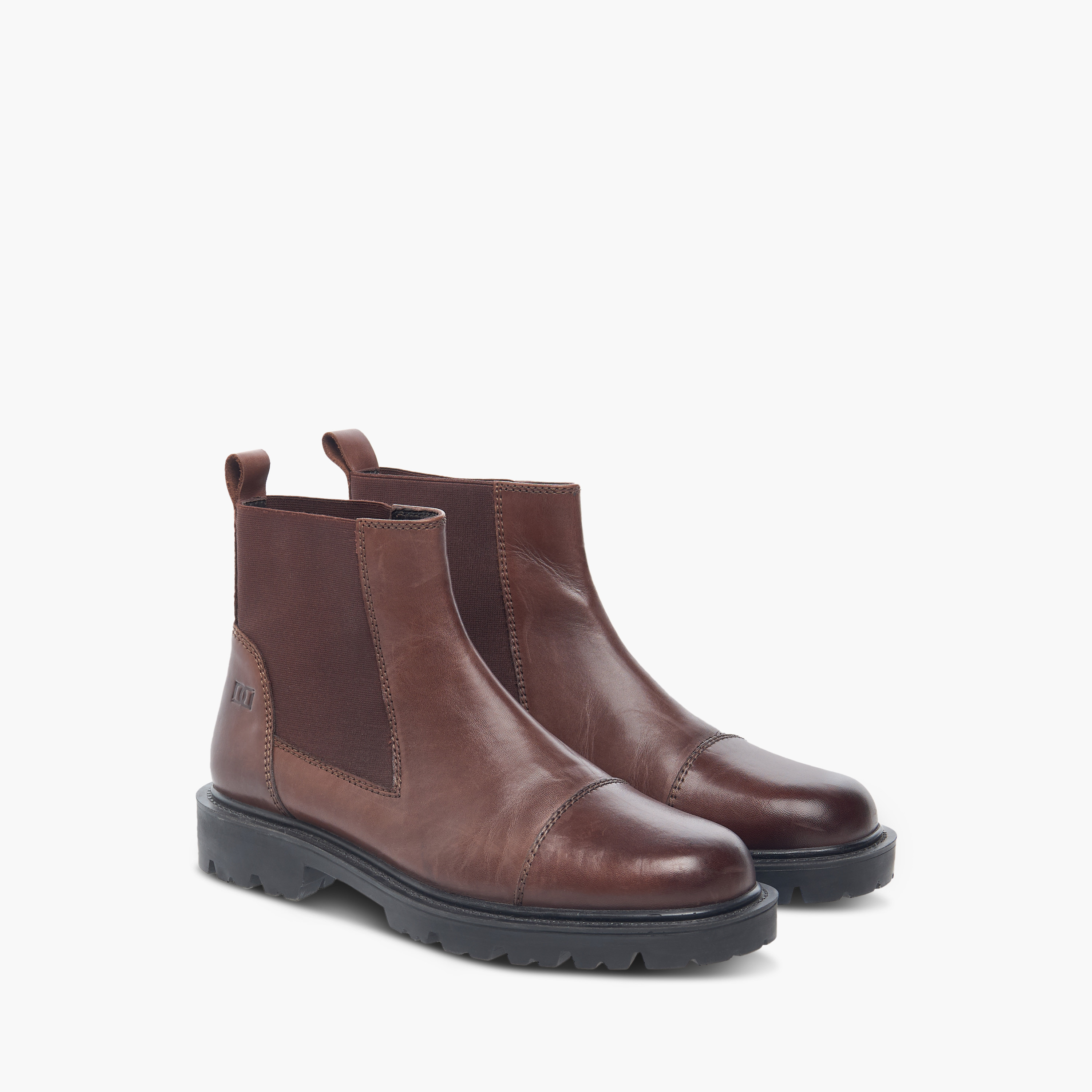 Duchini Solid Slip-On Chelsea Boots-men-shoes-boots-image-1