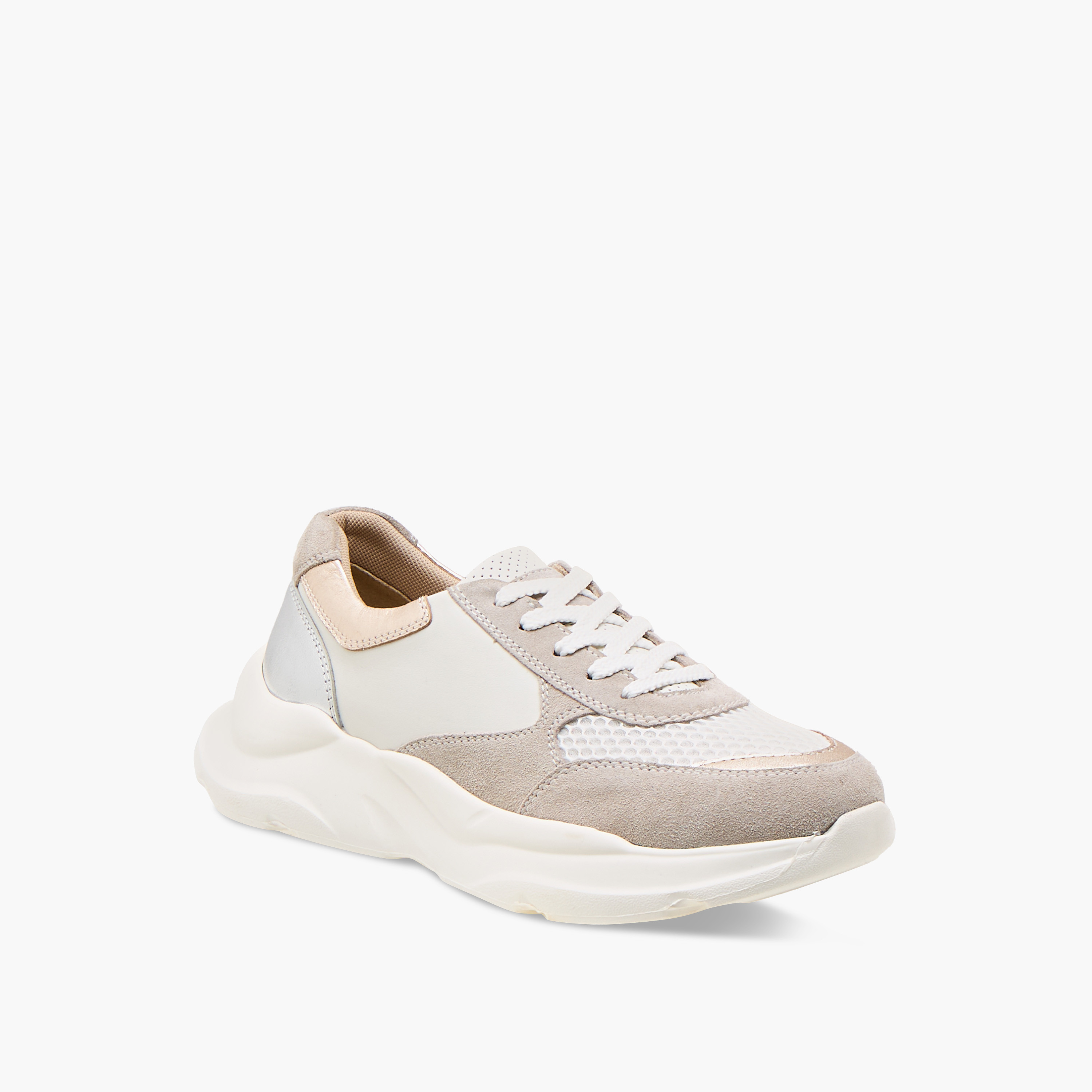 Paprika Colourblock Sneakers with Lace-Up Closure-women-shoes-sneakers-image-2