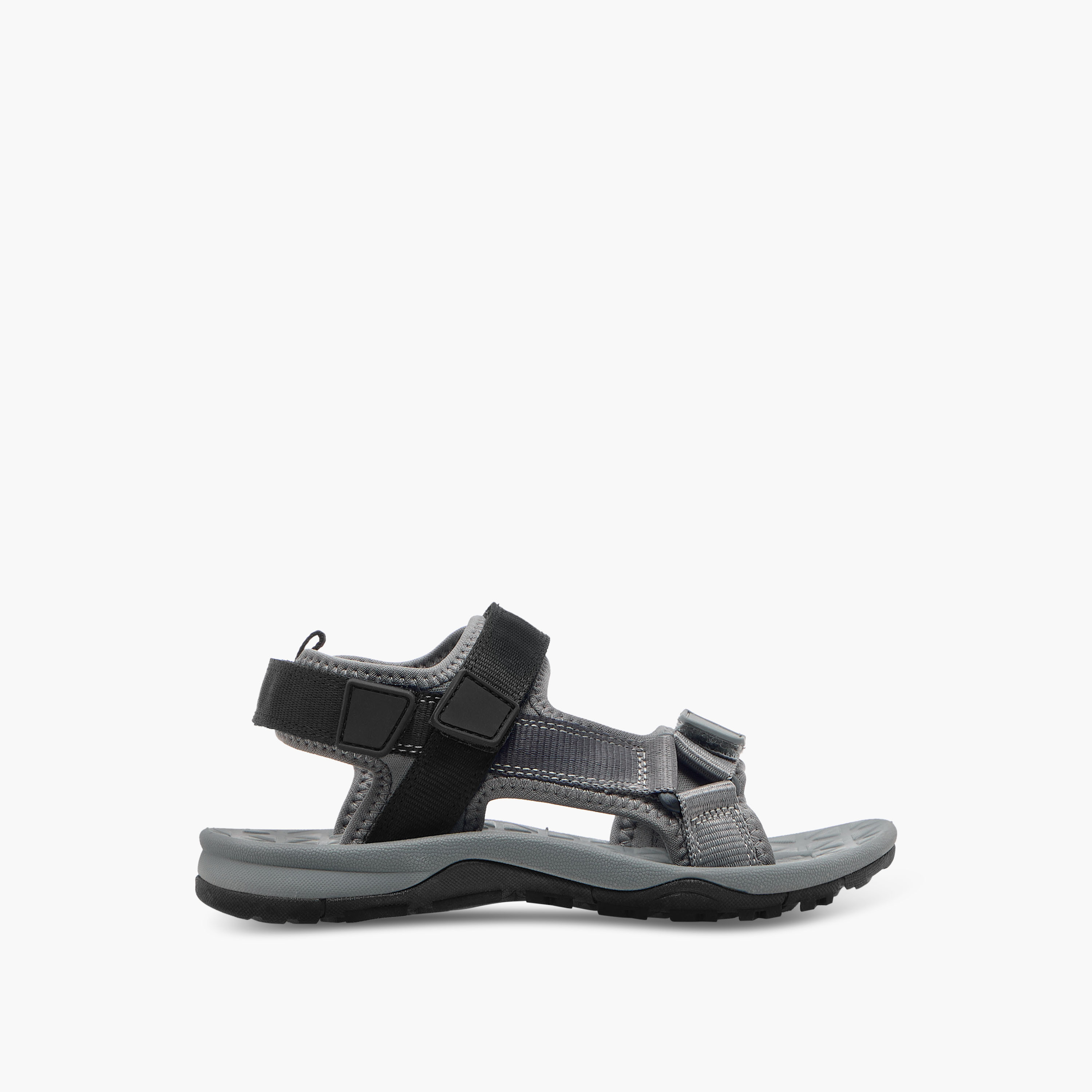 Mister Duchini Solid Strap Sandals with Hook and Loop Closure-boys-shoes-sandals-image-2