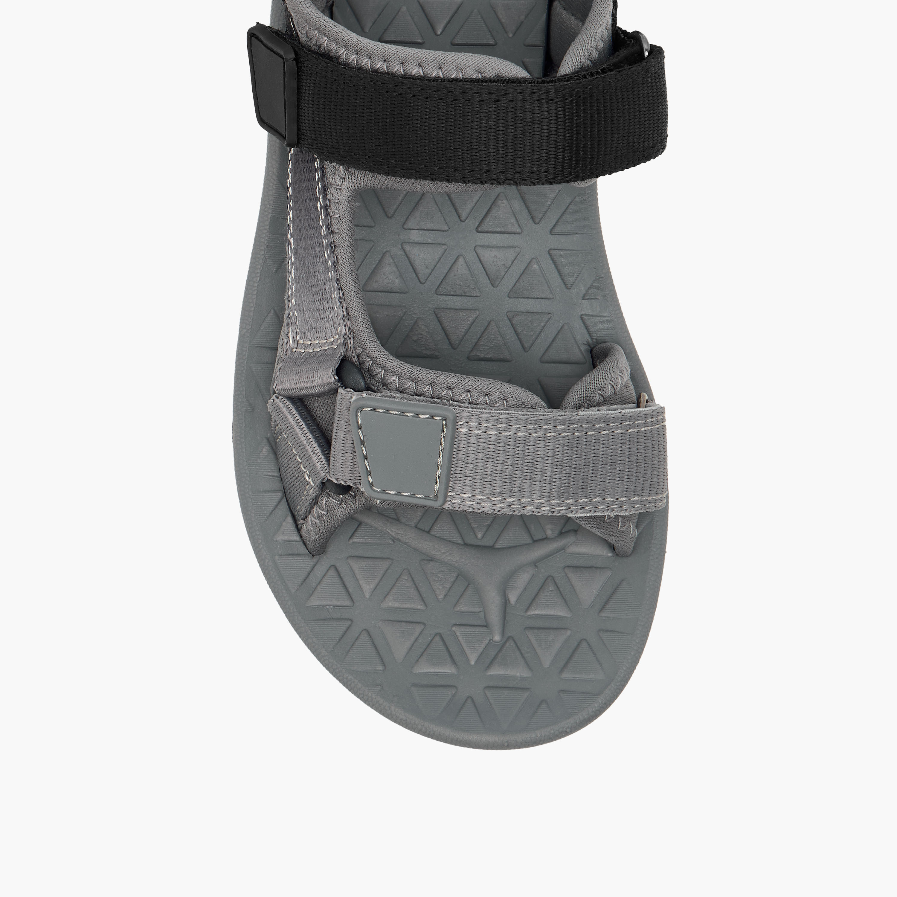 Mister Duchini Solid Strap Sandals with Hook and Loop Closure-boys-shoes-sandals-image-3