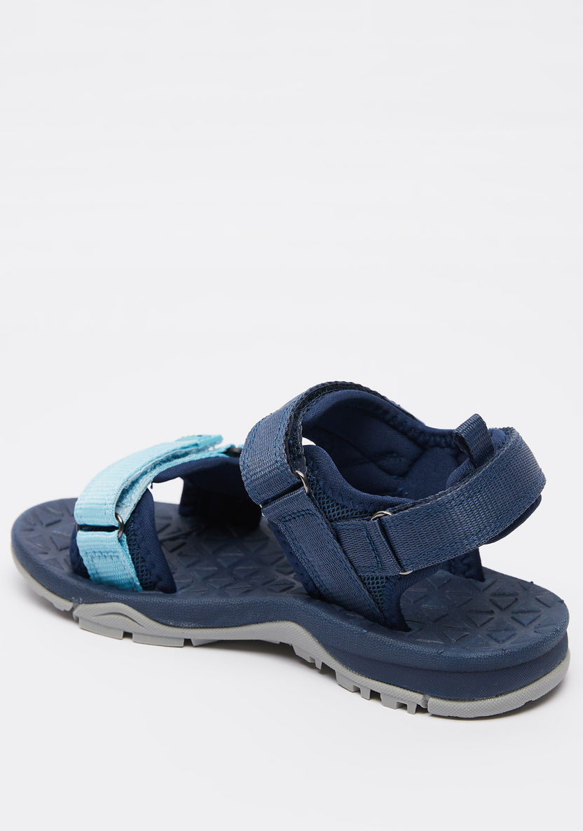Mister Duchini Textured Floaters with Hook and Loop Closure-Boy%27s Sandals-image-3