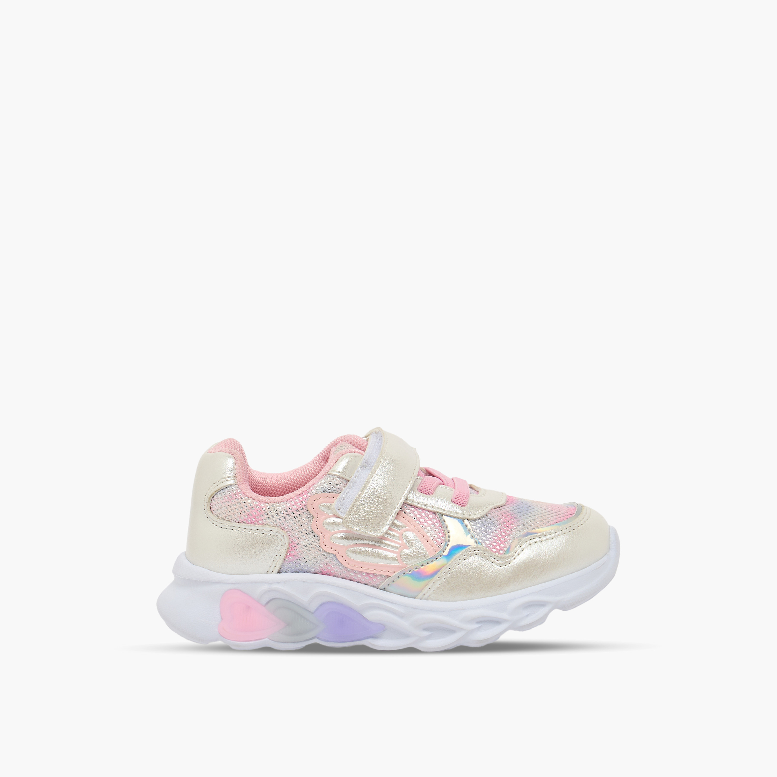 Juniors Girls Light-Up Hook & Loop Sneakers-girls-shoes-sneakers-image-3