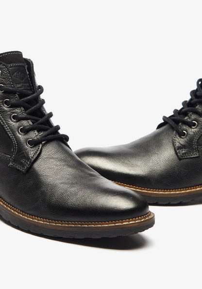 Lee Cooper Men's Chukka Boots with Zip Closure-Men%27s Boots-image-5