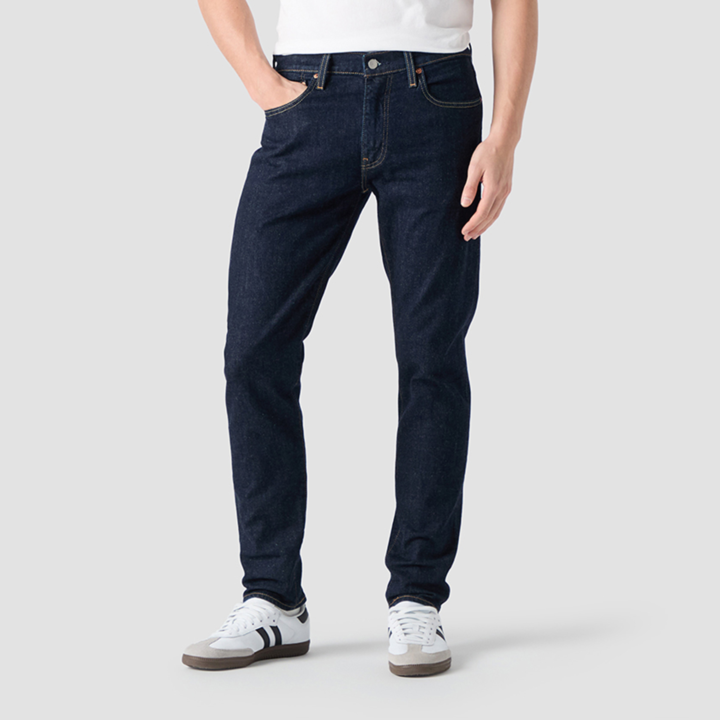 Levi's 512 Tapered Fit Blue 5-Pocket Jeans Inseam 32-men-clothing-bottoms-jeans-image-1