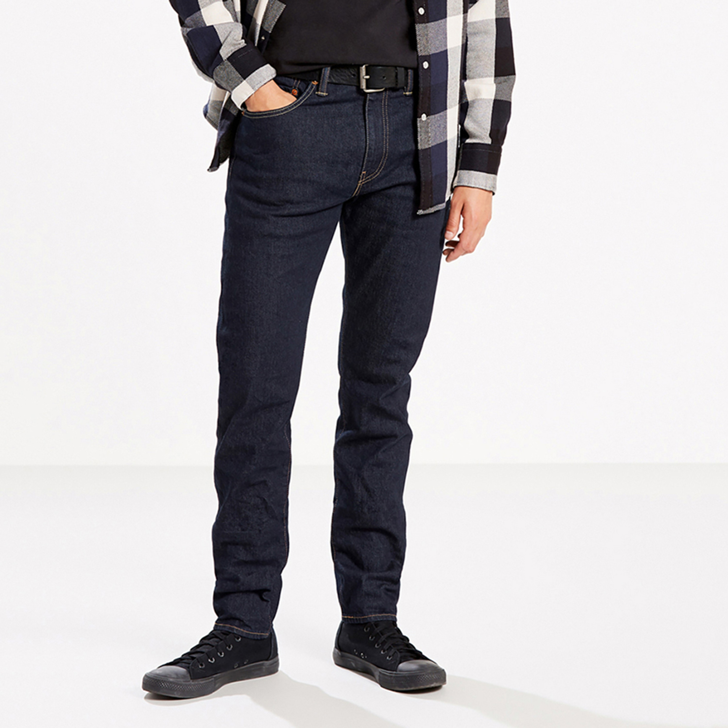 Levi's 512 Tapered Fit Blue 5-Pocket Jeans Inseam 32-men-clothing-bottoms-jeans-image-3
