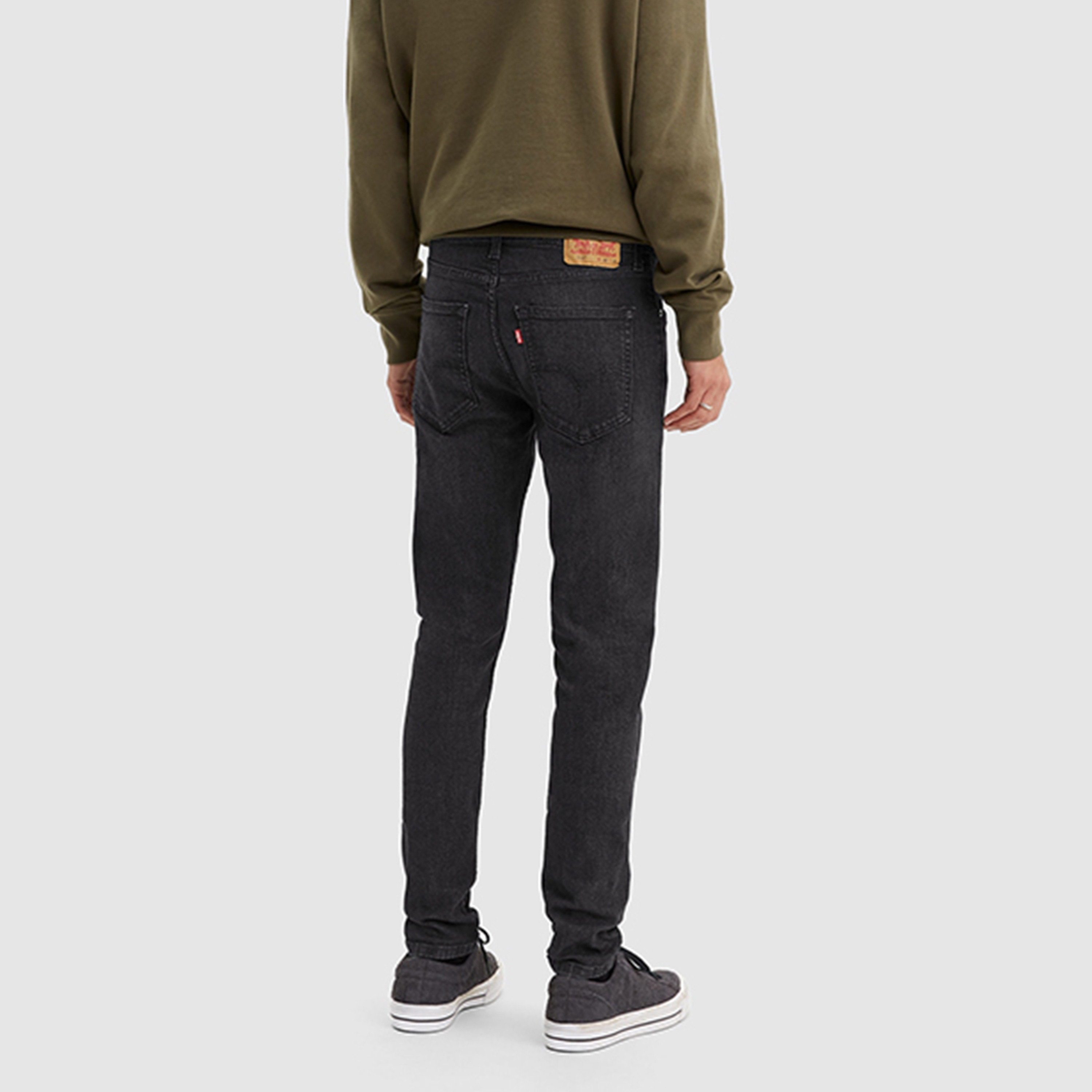 Levi's 512 Black Slim Taper Fit Mid Rise Pocket Detail Jeans-men-clothing-bottoms-jeans-image-3