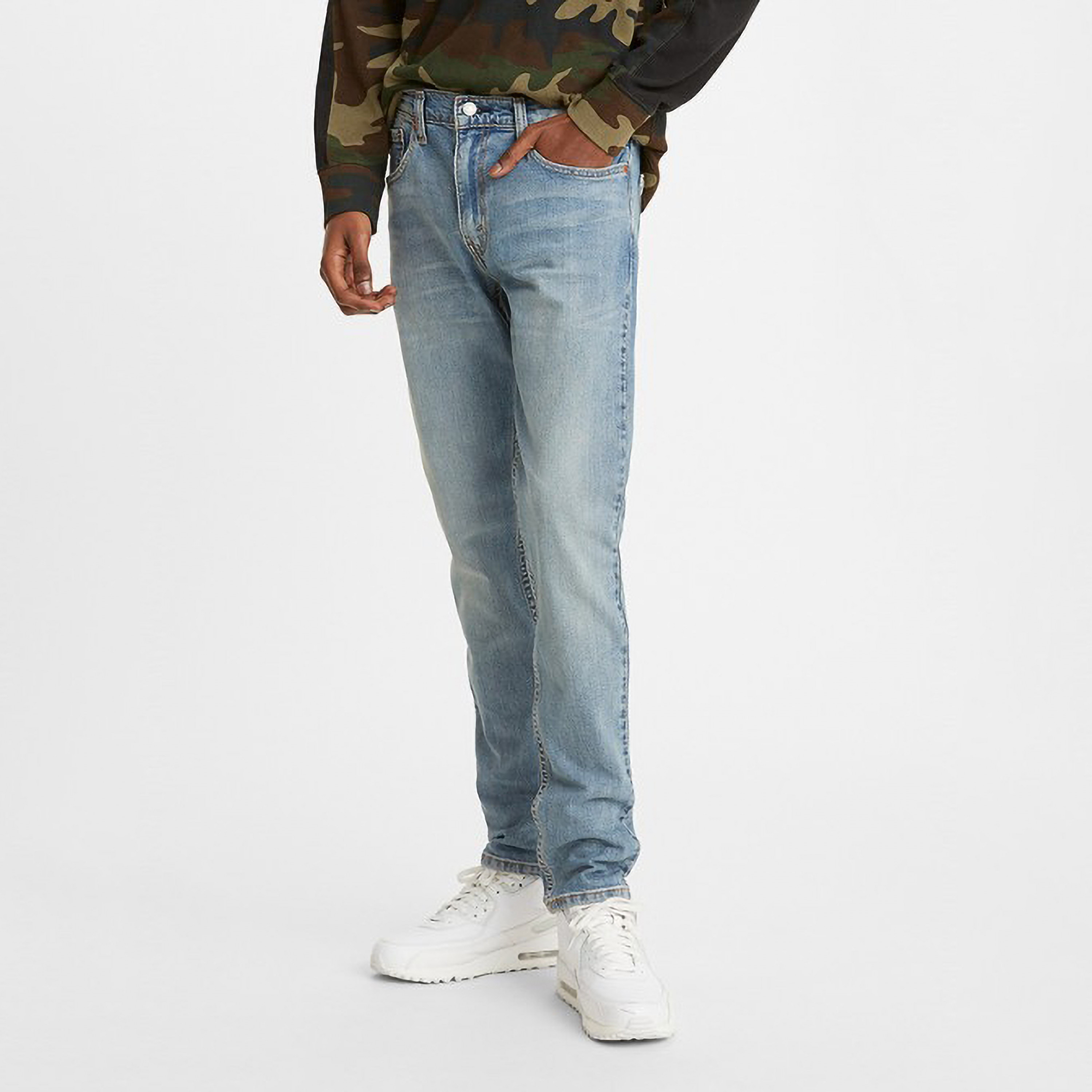 Levi's Blue Taper Fit Mid-Rise Pocket Detail Jeans-men-clothing-bottoms-jeans-image-1