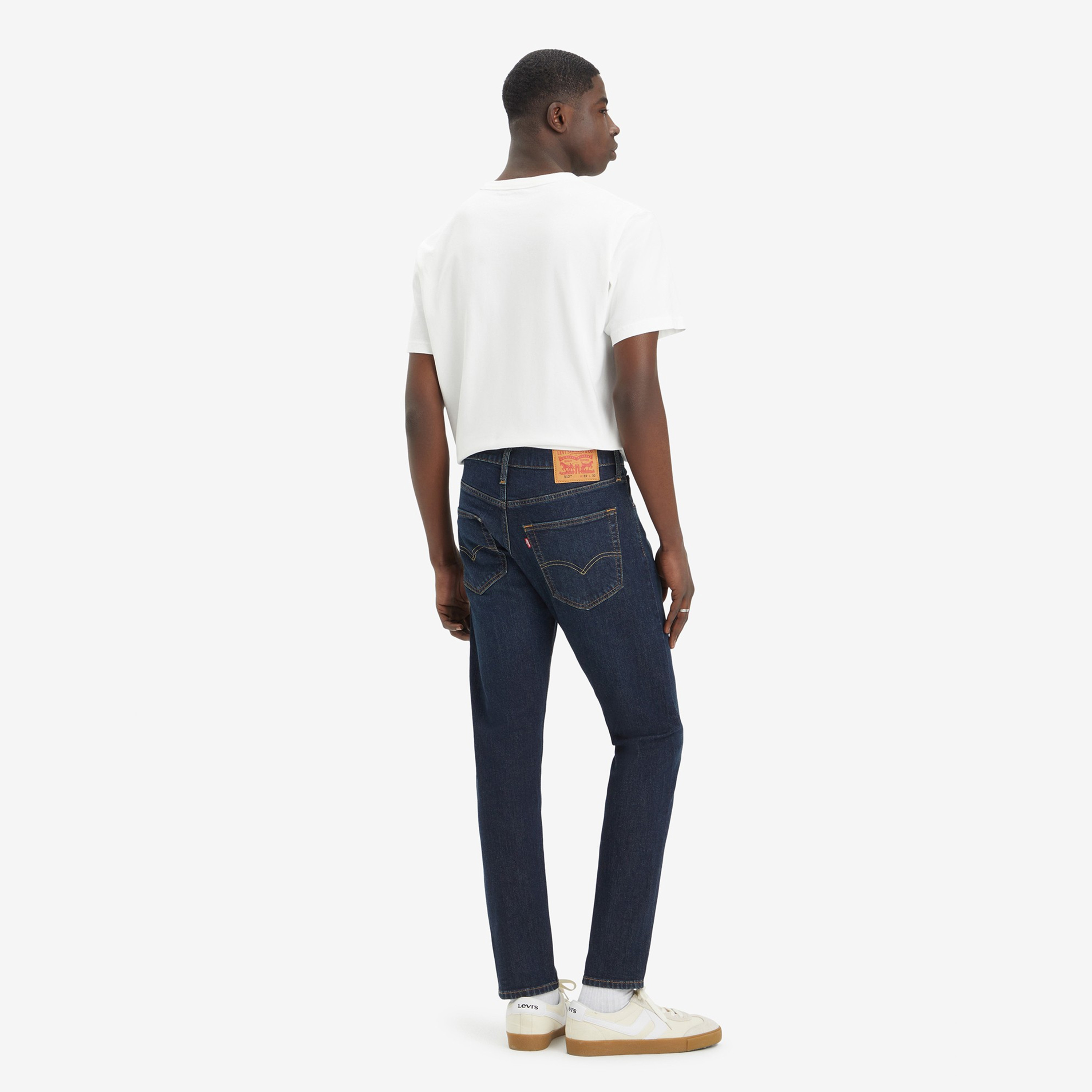 Levi's 512 Slim Fit Blue 5 Pockets Men's Jeans Inseam 32-men-clothing-bottoms-jeans-image-5