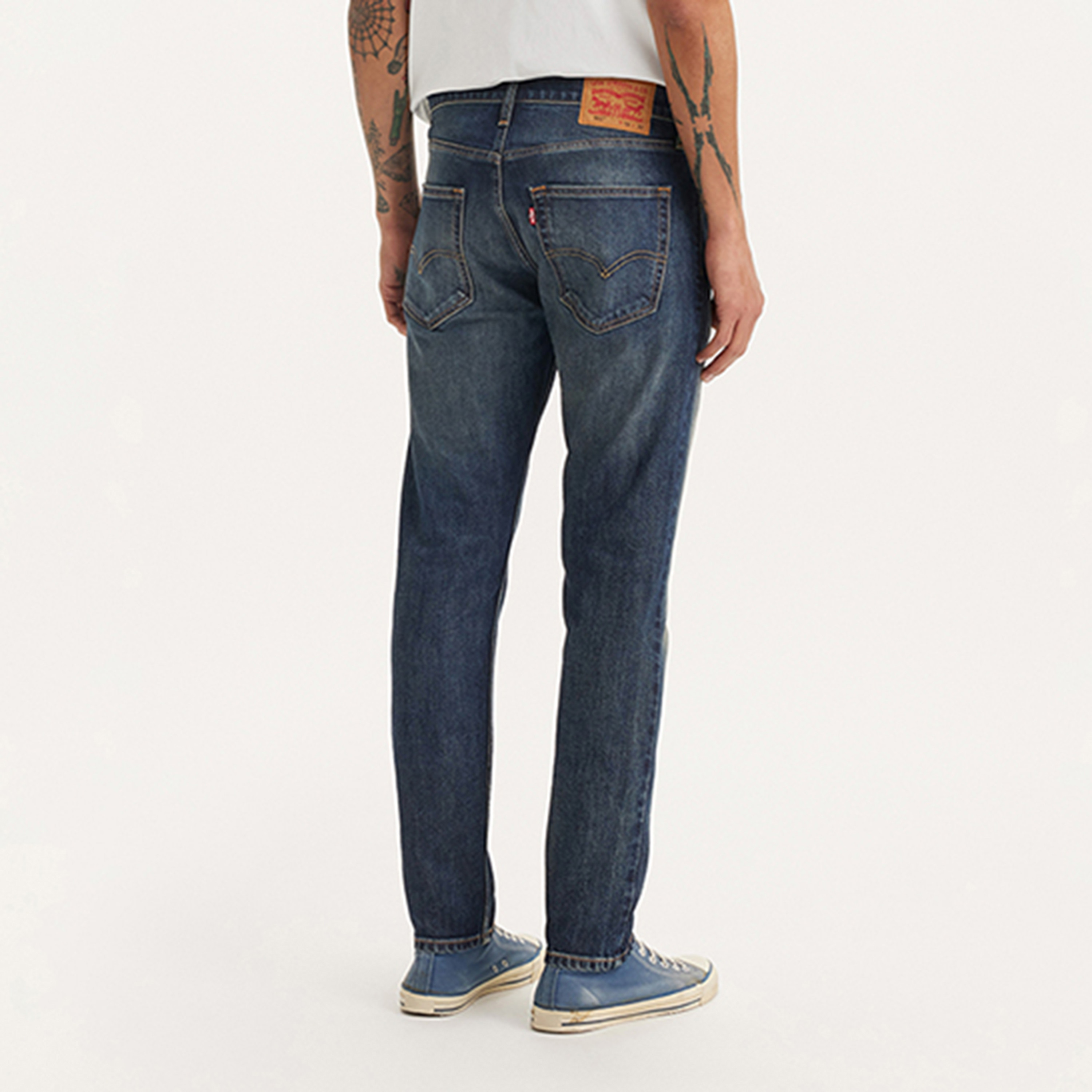 Levi's 512 Tapered Fit Blue 5-Pocket Jeans Inseam 32-men-clothing-bottoms-jeans-image-3