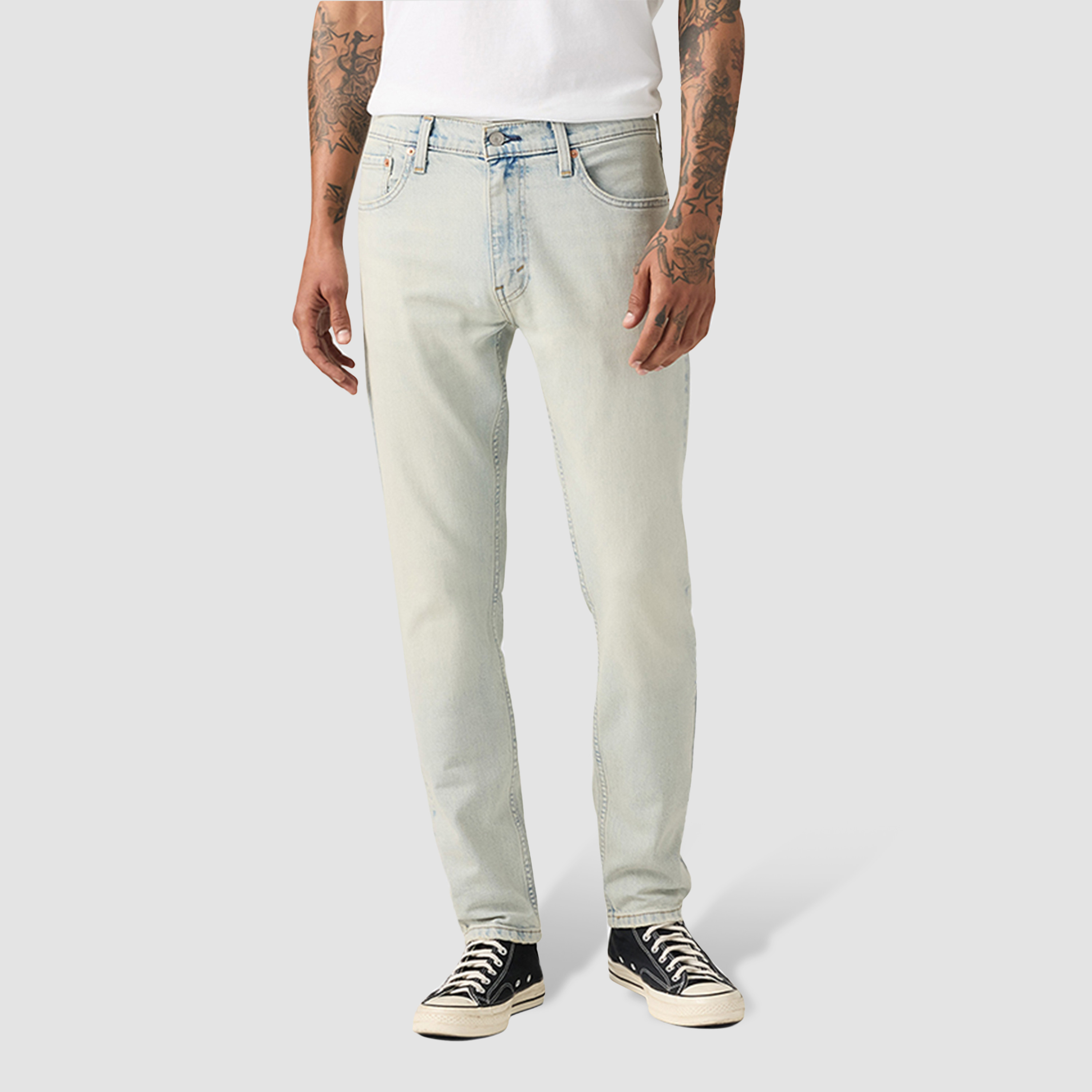 Levi's 512 Tapered Fit Blue 5-Pocket Jeans Inseam 32-men-clothing-bottoms-jeans-image-1