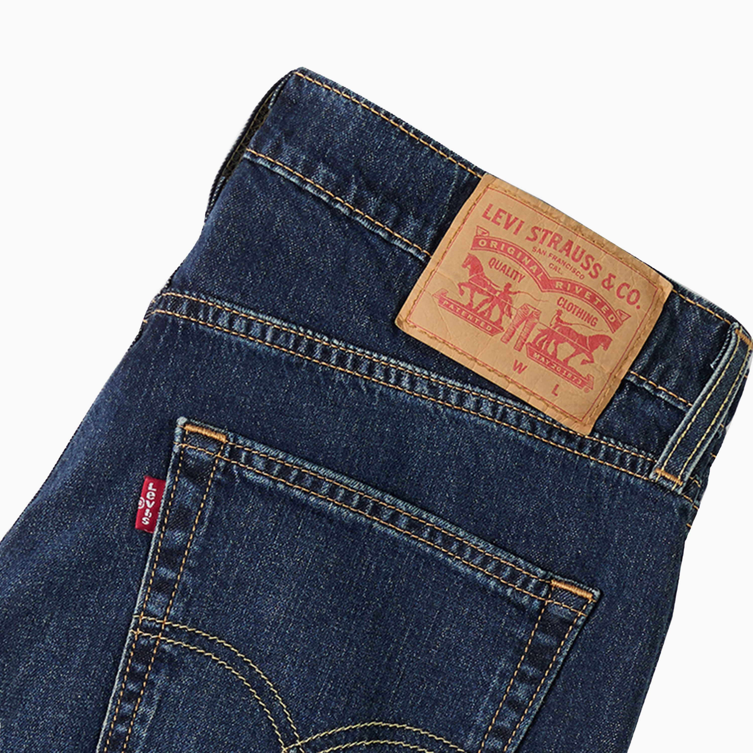 Levi's 512 Tapered Fit Blue 5-Pocket Jeans Inseam 32-men-clothing-bottoms-jeans-image-3