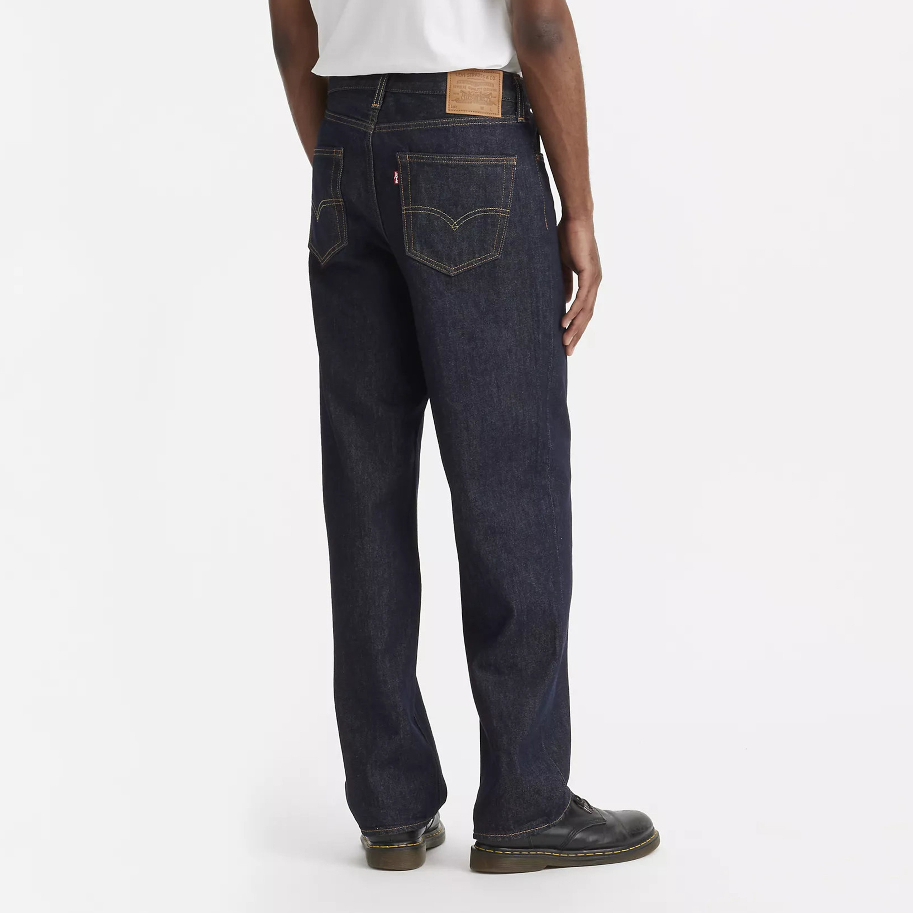 Levi's 568 Straight Fit Blue 5-Pocket Jeans Inseam 32-men-clothing-bottoms-jeans-image-4